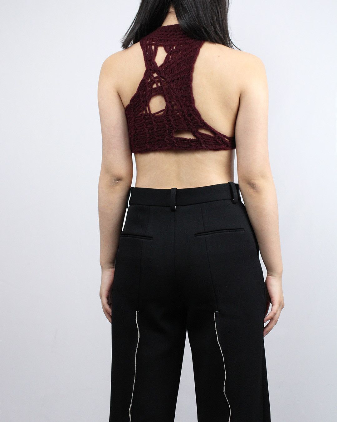 Ann Demeulemeester AW19 Hand Knitted Top (Runway) Size S / US 4 / IT 40 - 7 Thumbnail