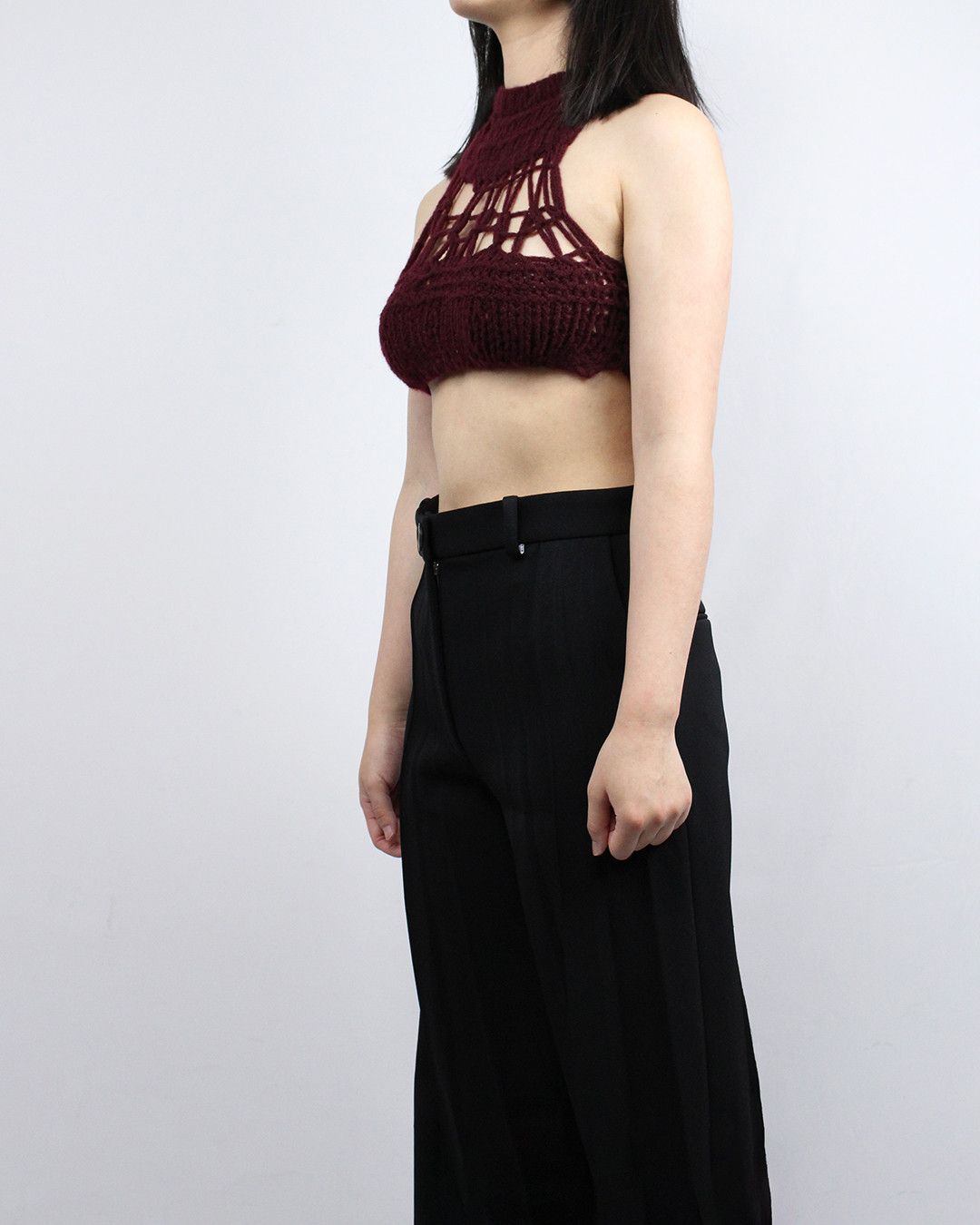 Ann Demeulemeester AW19 Hand Knitted Top (Runway) Size S / US 4 / IT 40 - 6 Thumbnail