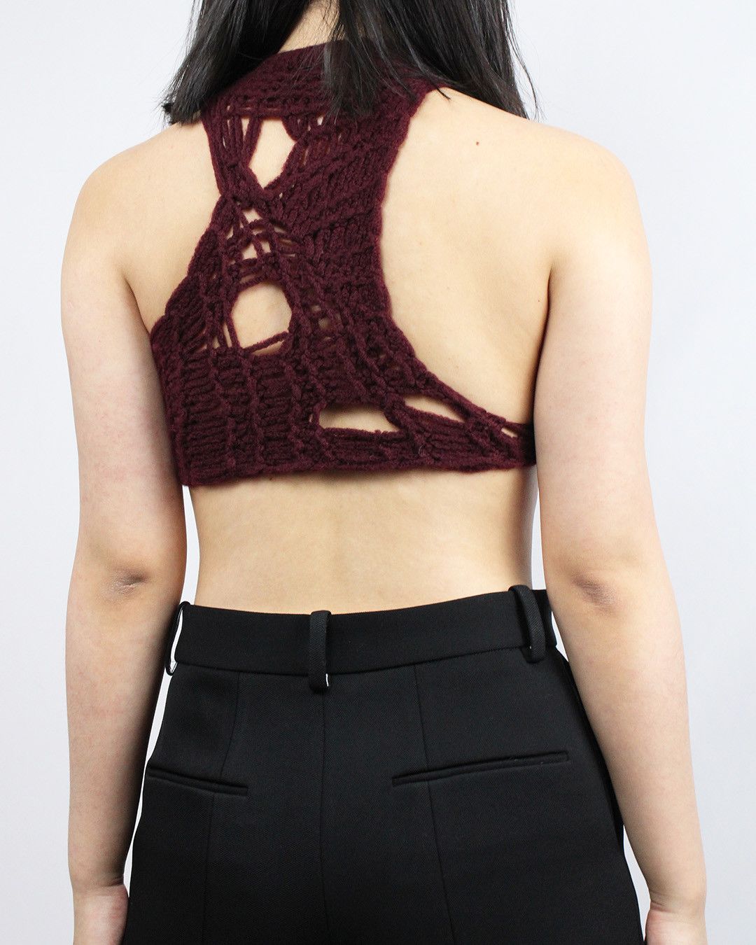 Ann Demeulemeester AW19 Hand Knitted Top (Runway) Size S / US 4 / IT 40 - 1 Thumbnail