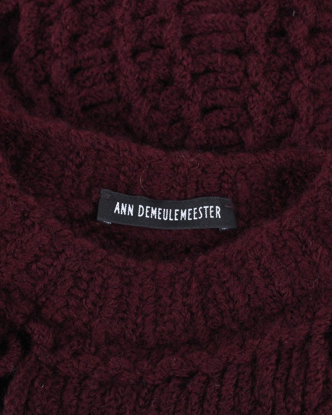 Ann Demeulemeester AW19 Hand Knitted Top (Runway) Size S / US 4 / IT 40 - 8 Thumbnail