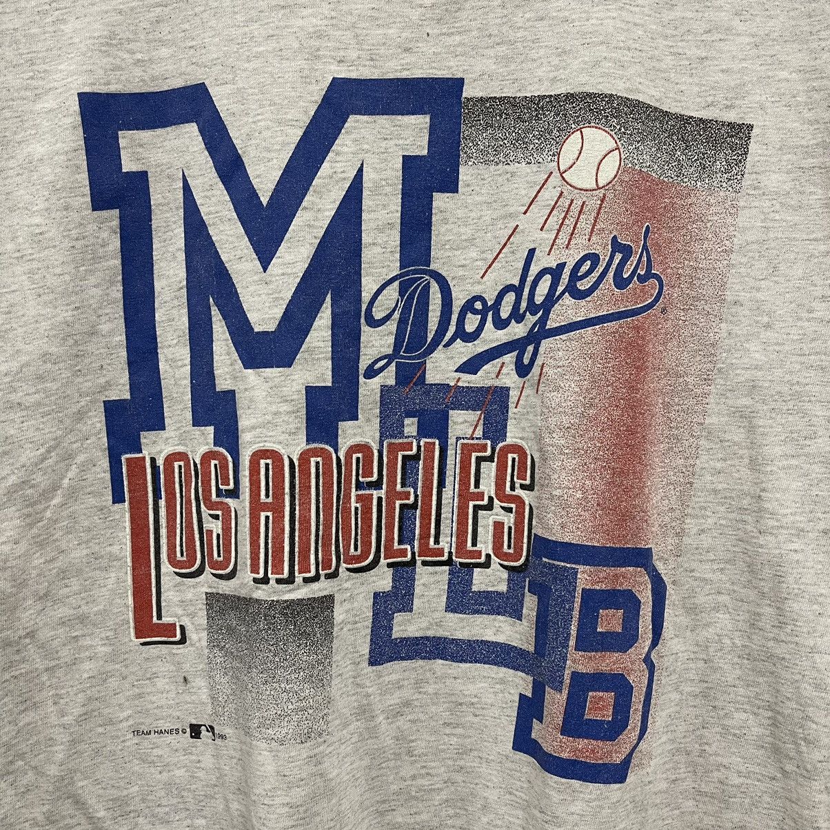 MLB Vintage 90s dodgers los angeles MLB tshirt Size US M / EU 48-50 / 2 - 2 Thumbnail