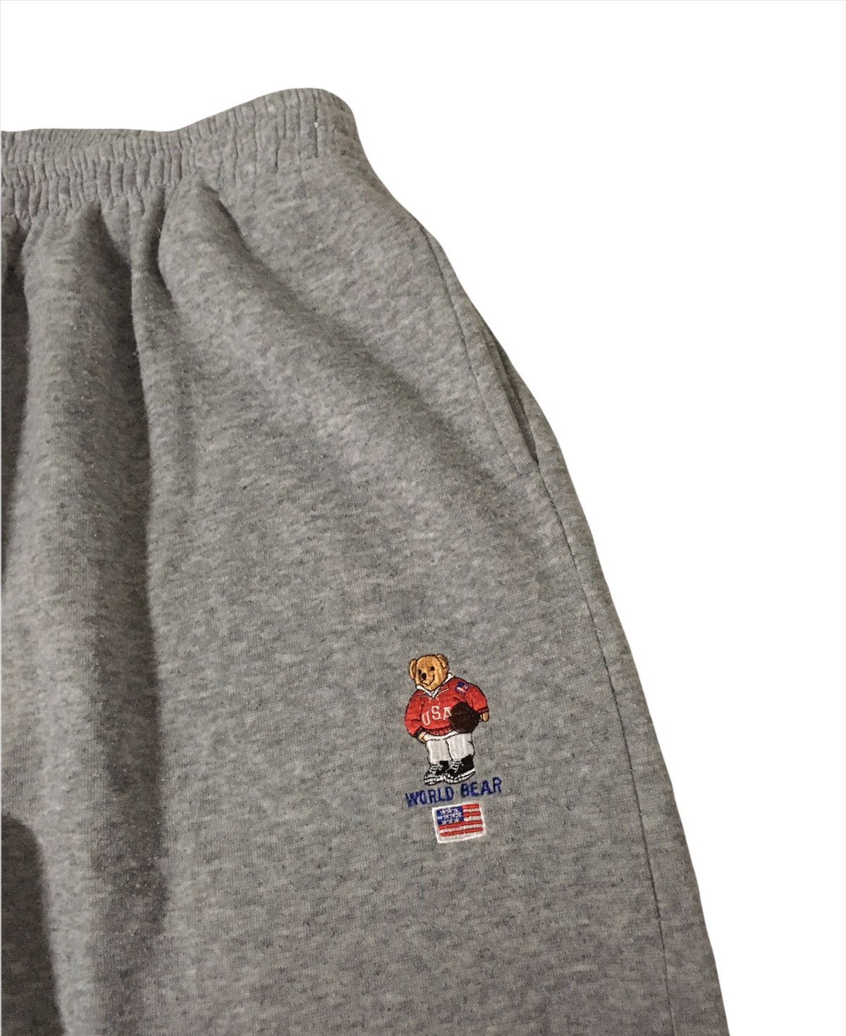 Vintage 🔥World Bear Nice Sweatpants Size US 30 / EU 46 - 6 Thumbnail