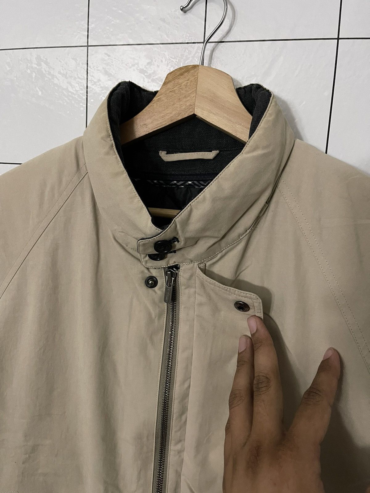 Burberry × Japanese Brand × Vintage Vintage Burberry Lined Harriton Jacket Size US L / EU 52-54 / 3 - 8 Thumbnail