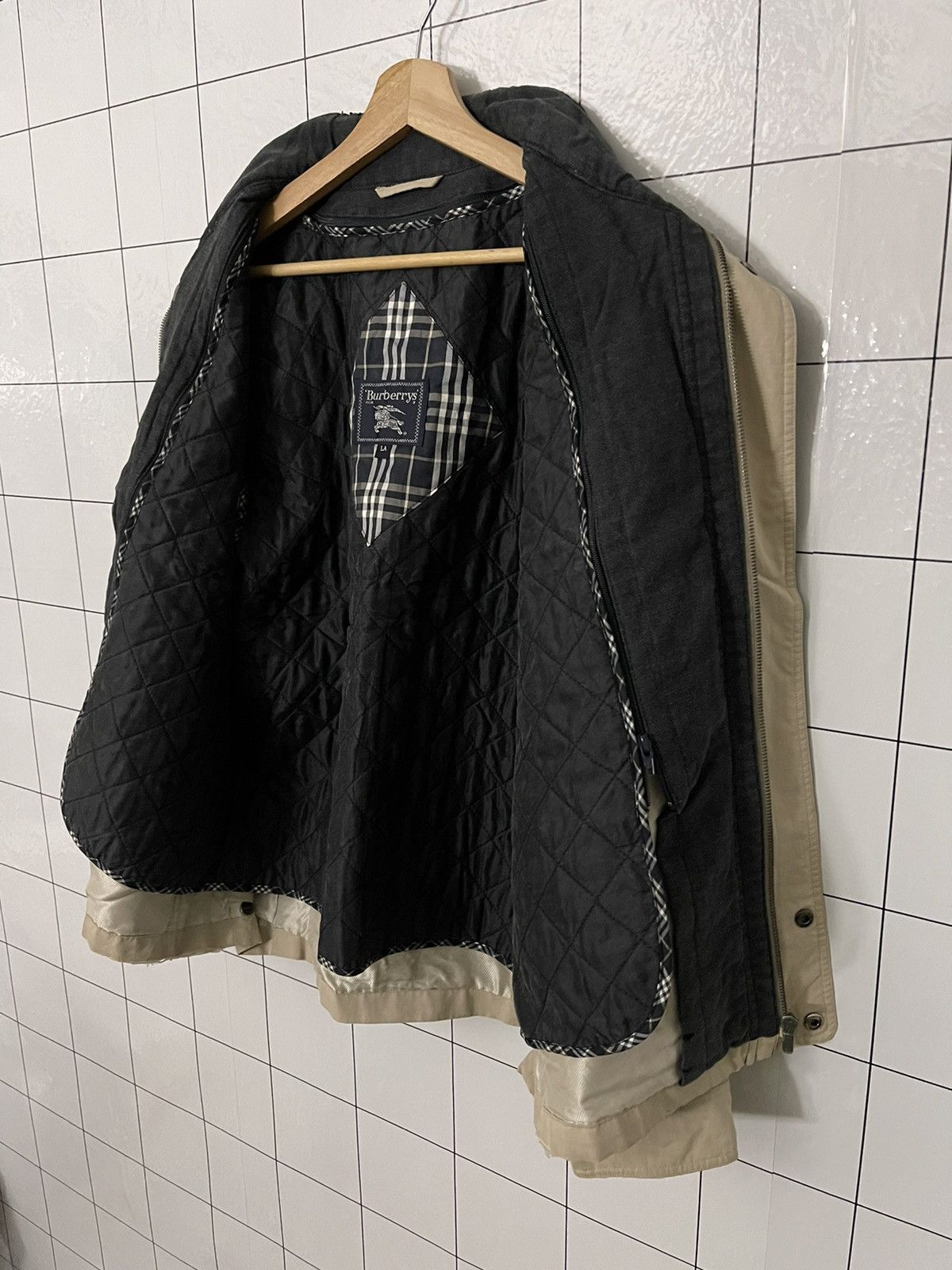 Burberry × Japanese Brand × Vintage Vintage Burberry Lined Harriton Jacket Size US L / EU 52-54 / 3 - 12 Thumbnail