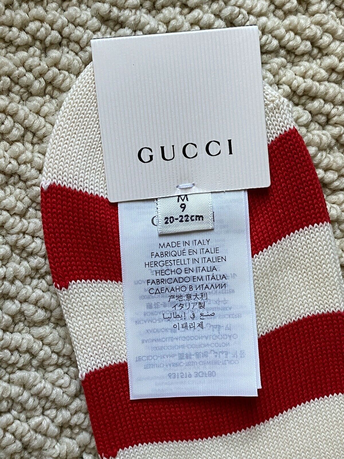 Gucci Socks in Red & White Size ONE SIZE - 3 Thumbnail