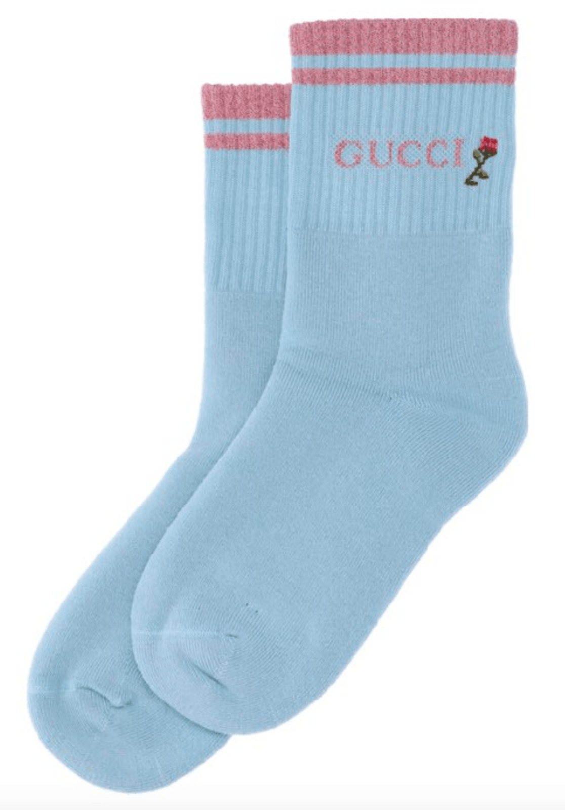 Gucci Socks in Blue & Pink Size ONE SIZE - 1 Thumbnail
