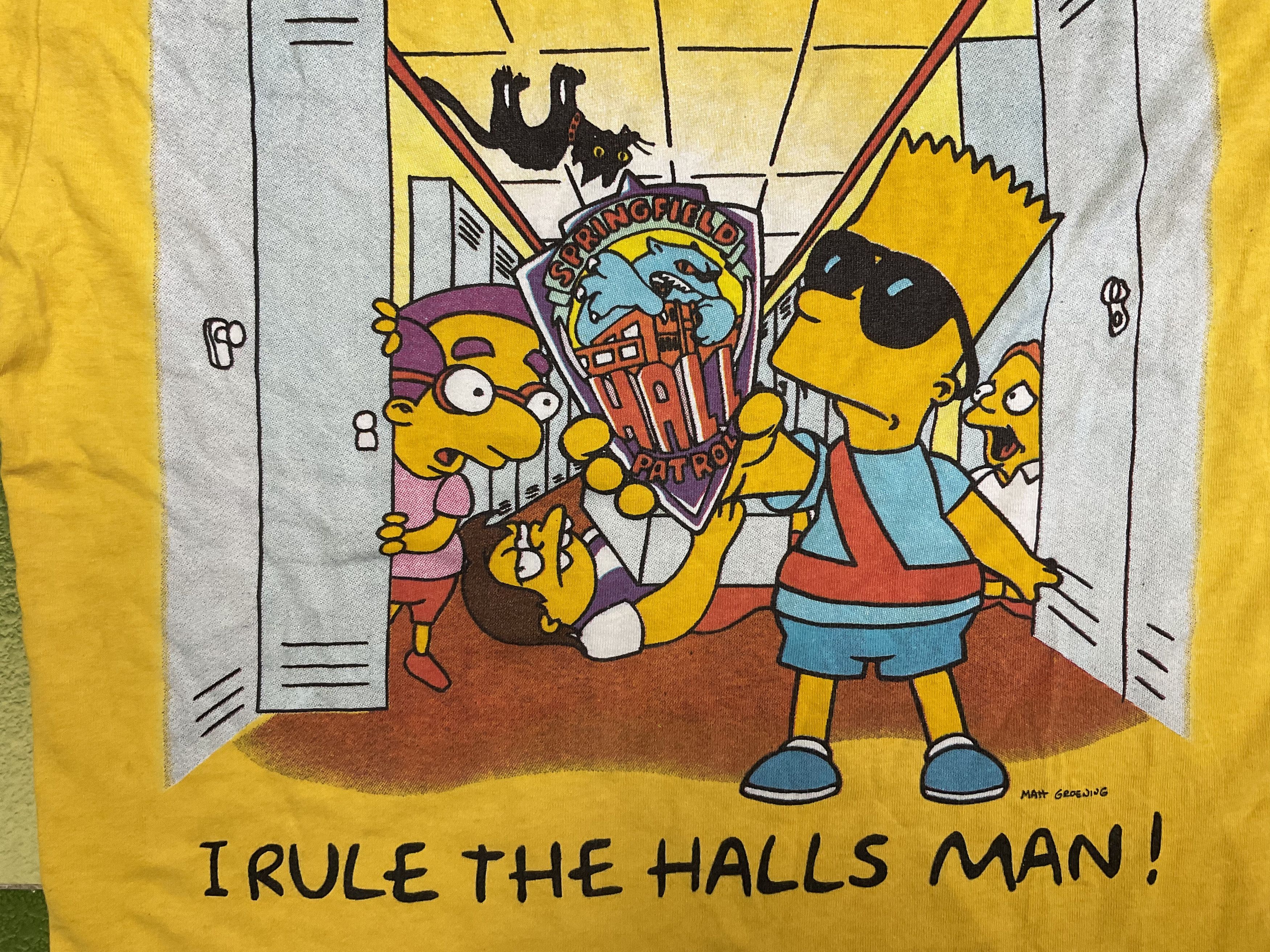 Cartoon Network Vtg 1997 Bart Simpson Springfield T-Shirt Fits Size S-M Size US M / EU 48-50 / 2 - 2 Thumbnail