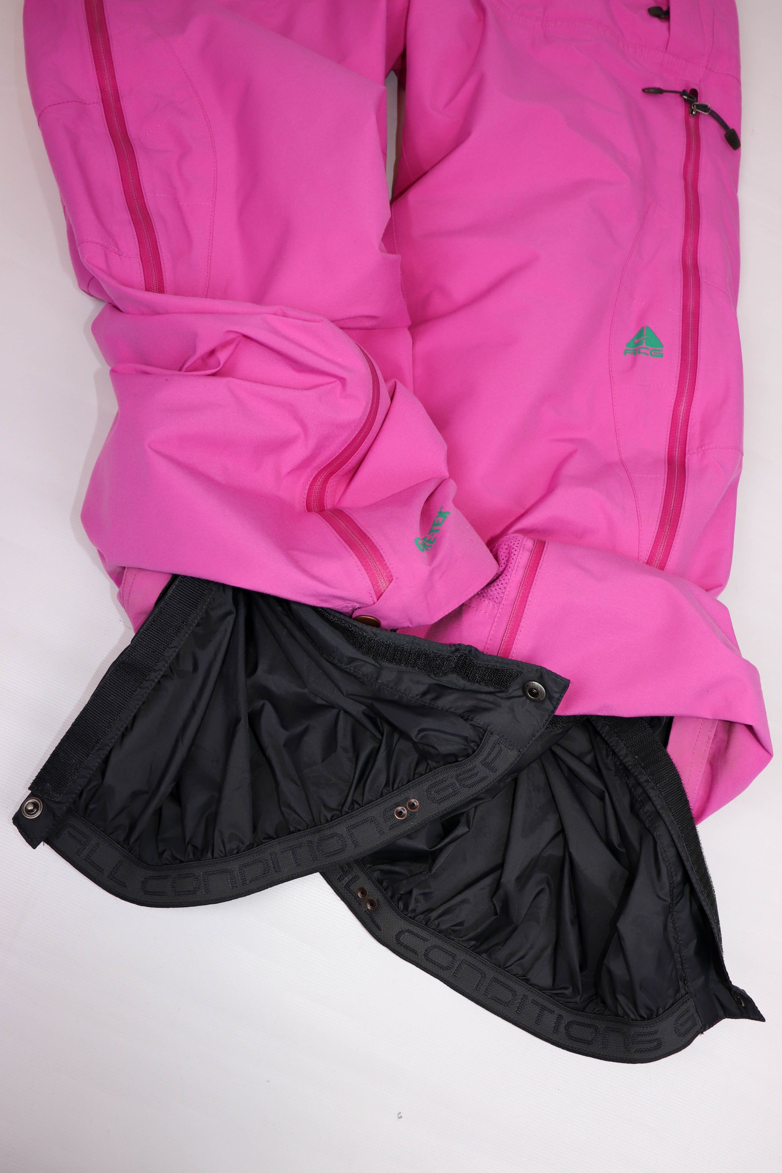 Nike Nike ACG FitStorm Vintage Pink Gore-Tex Ski Snow Pants Size 35" - 21 Thumbnail