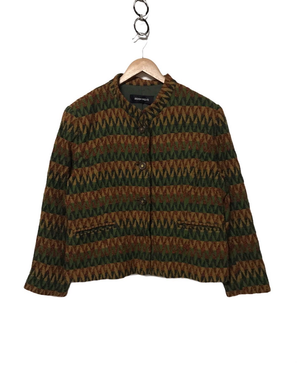 Japanese Brand 🔥Mega Rare Remy Rose Knitting Button Jacket Size S / US 4 / IT 40 - 1 Thumbnail