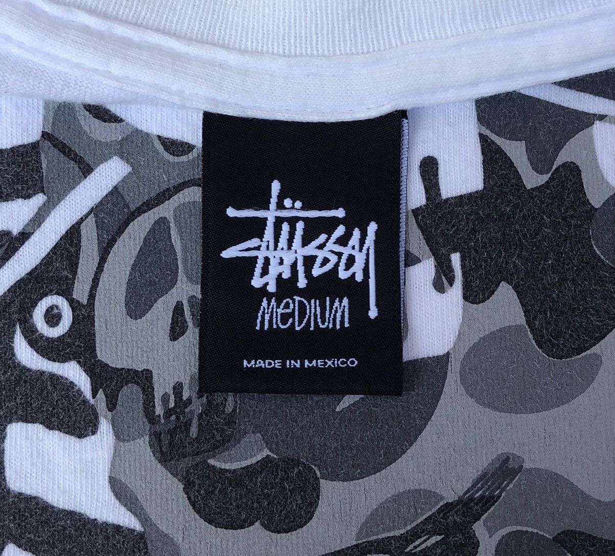 Bape × Stussy Bape x Stussy Collaboration Ape Head Tee Size US M / EU 48-50 / 2 - 11 Thumbnail