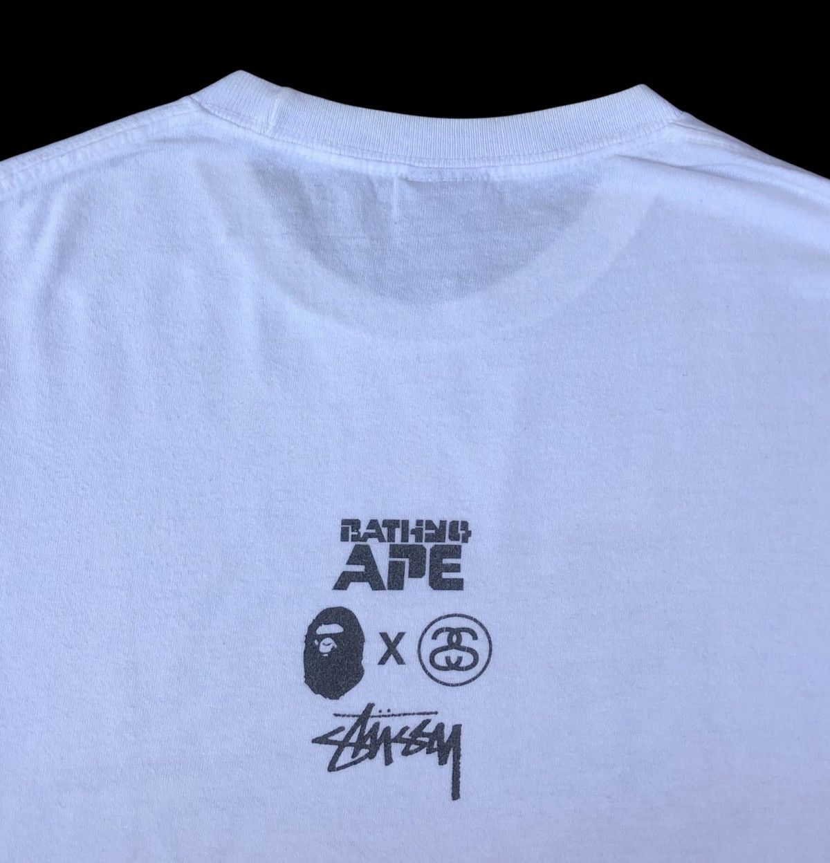 Bape × Stussy Bape x Stussy Collaboration Ape Head Tee Size US M / EU 48-50 / 2 - 8 Thumbnail