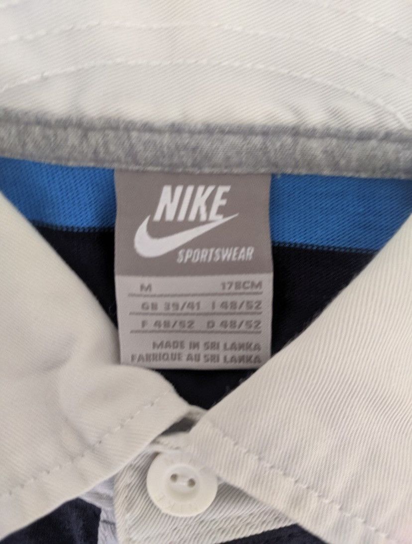 Nike Vintage Nike striped rugby longsleeve polo sweatshirt Size US M / EU 48-50 / 2 - 4 Thumbnail