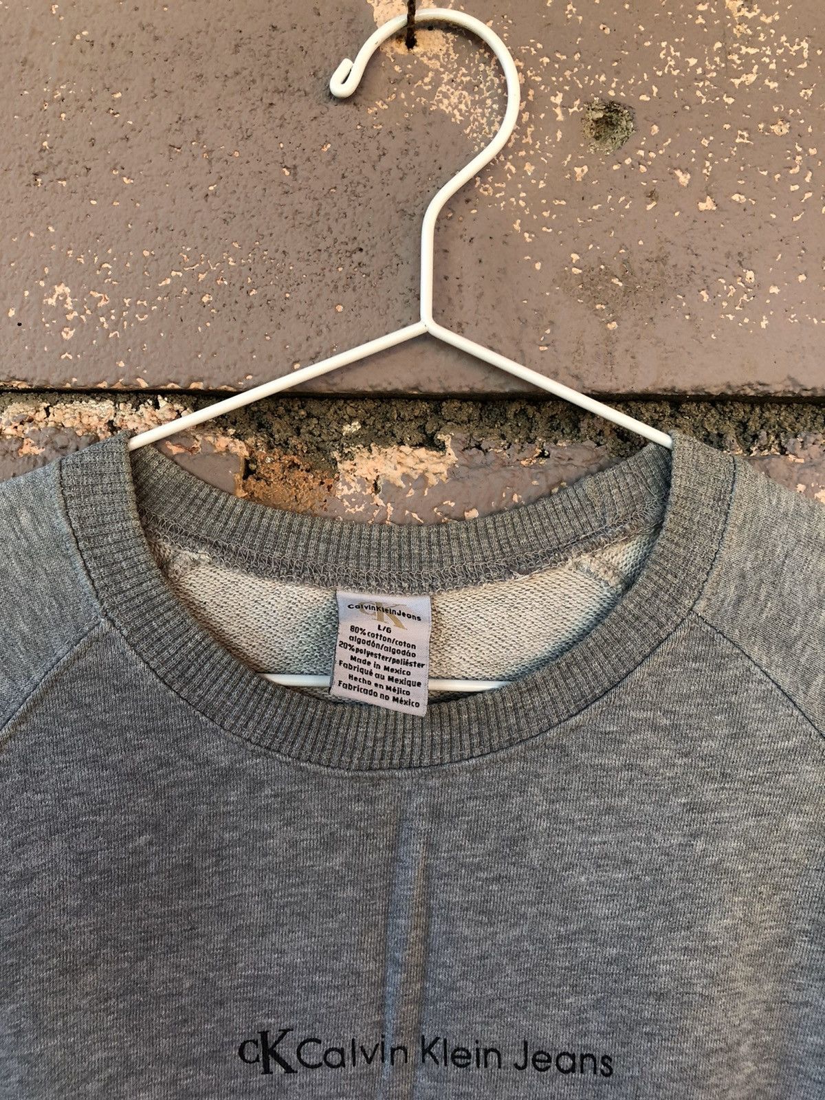 Calvin Klein Rare 90s Vintage Calvin Klein Ck Spell Out Sweatshirt Size US L / EU 52-54 / 3 - 2 Thumbnail