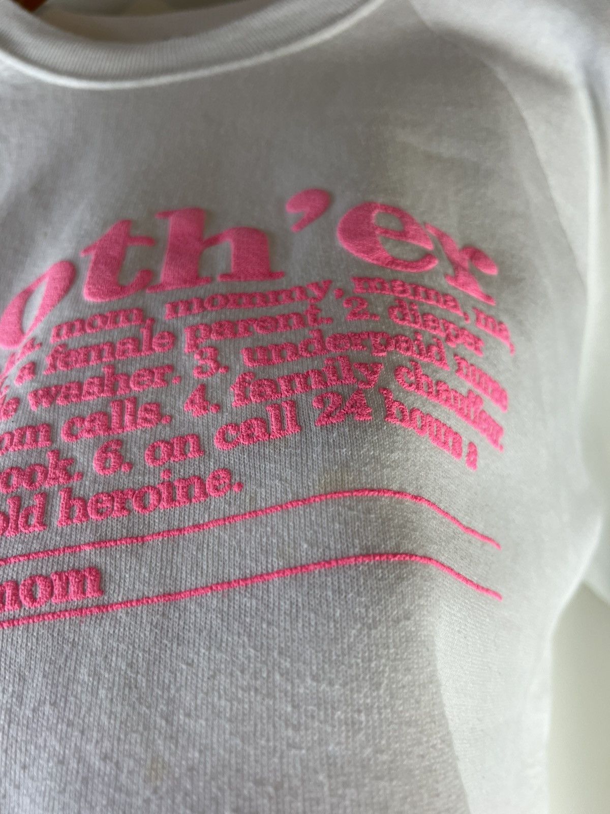 Fruit Of The Loom Vintage Mother Crewneck Size US L / EU 52-54 / 3 - 3 Thumbnail