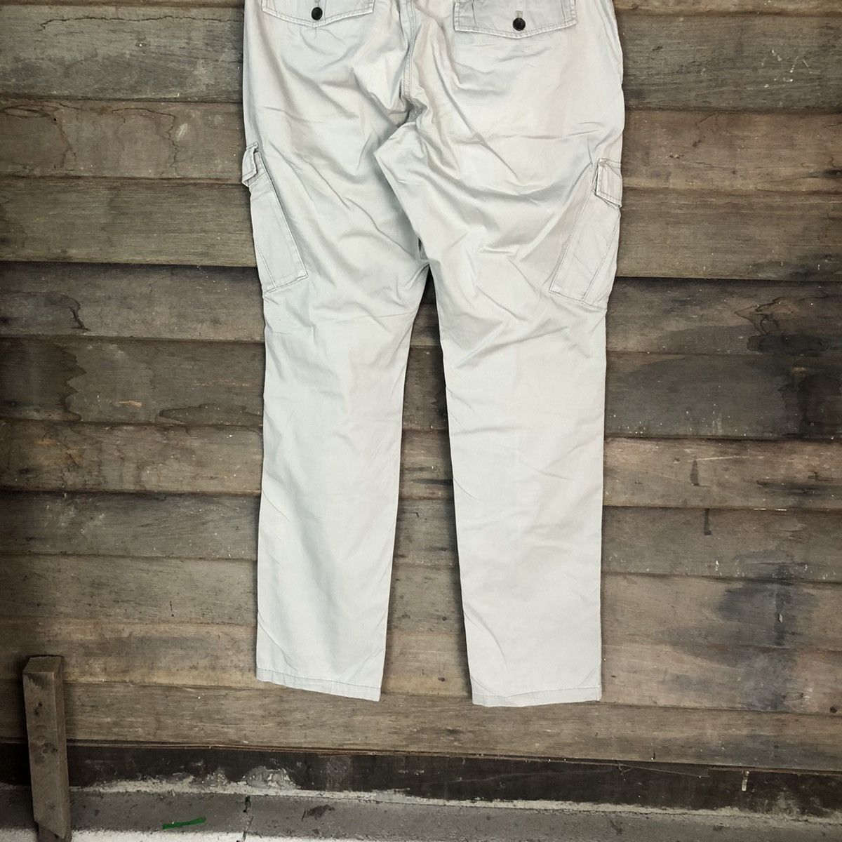 Japanese Brand DLL Ciqueto Ikka Grey Cargo Multipocket Pants #1355 Size US 33 - 11 Thumbnail