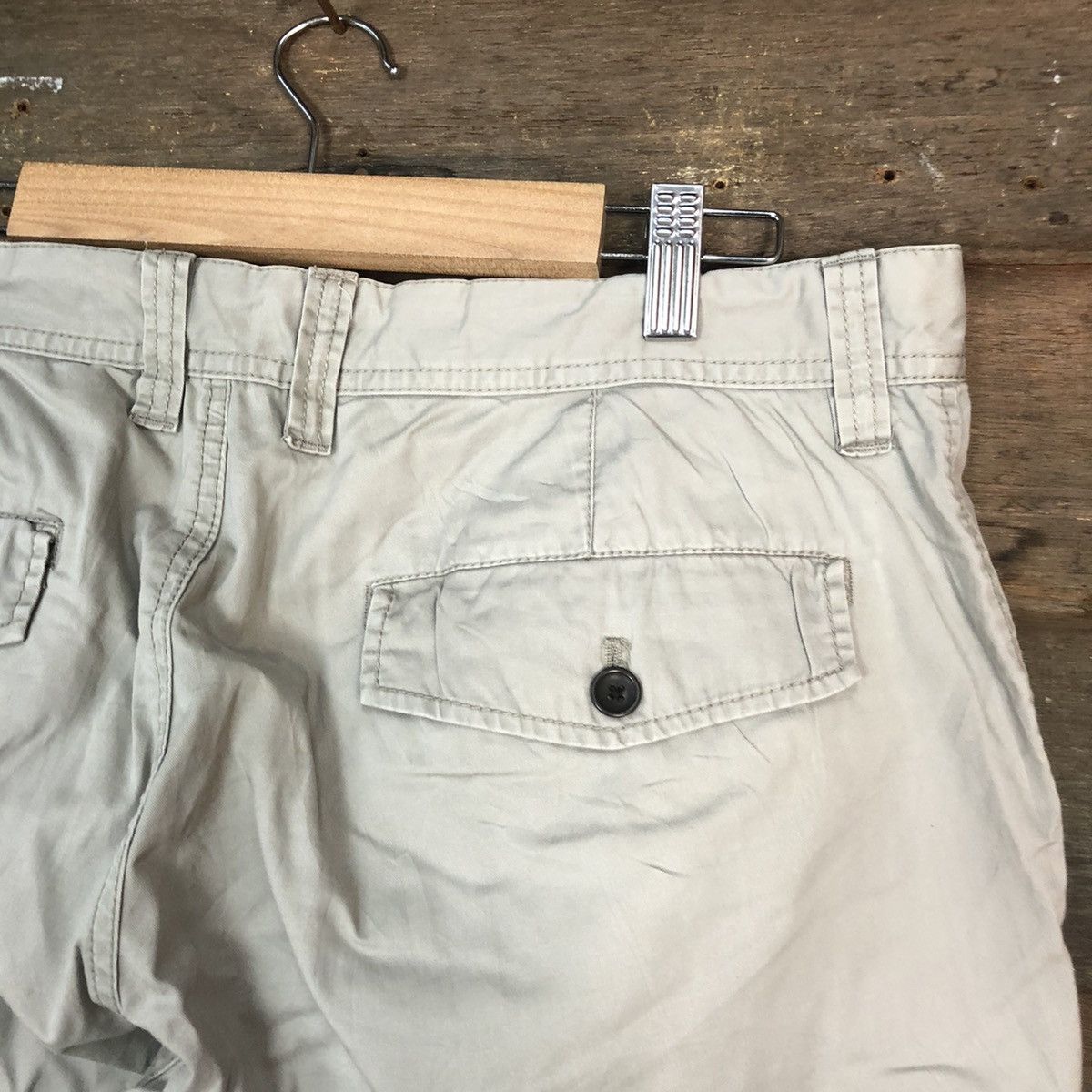 Japanese Brand DLL Ciqueto Ikka Grey Cargo Multipocket Pants #1355 Size US 33 - 13 Thumbnail