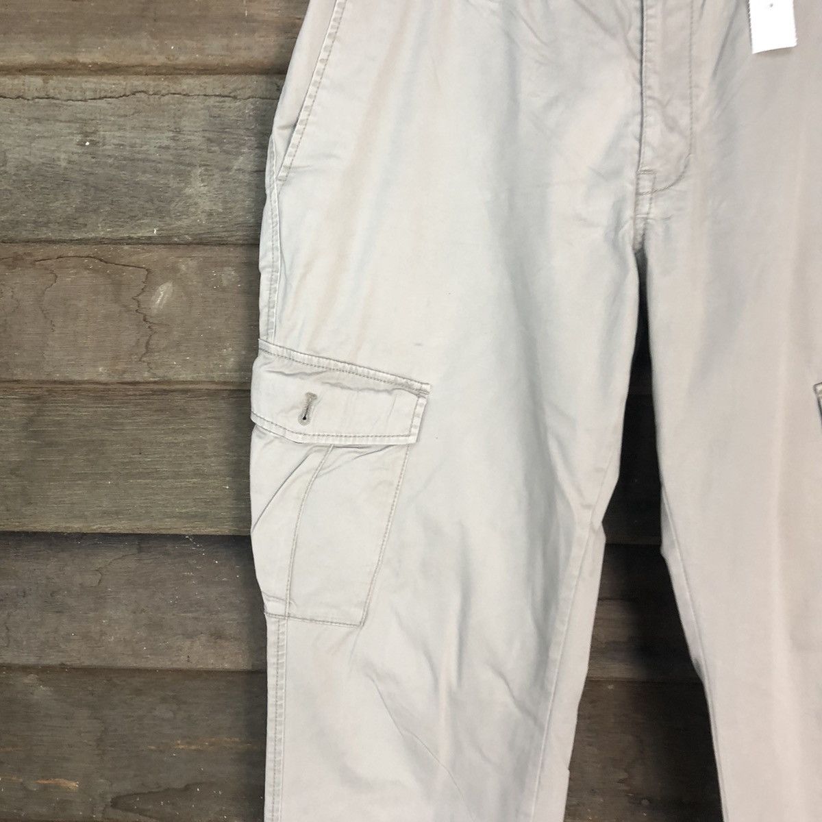 Japanese Brand DLL Ciqueto Ikka Grey Cargo Multipocket Pants #1355 Size US 33 - 4 Thumbnail