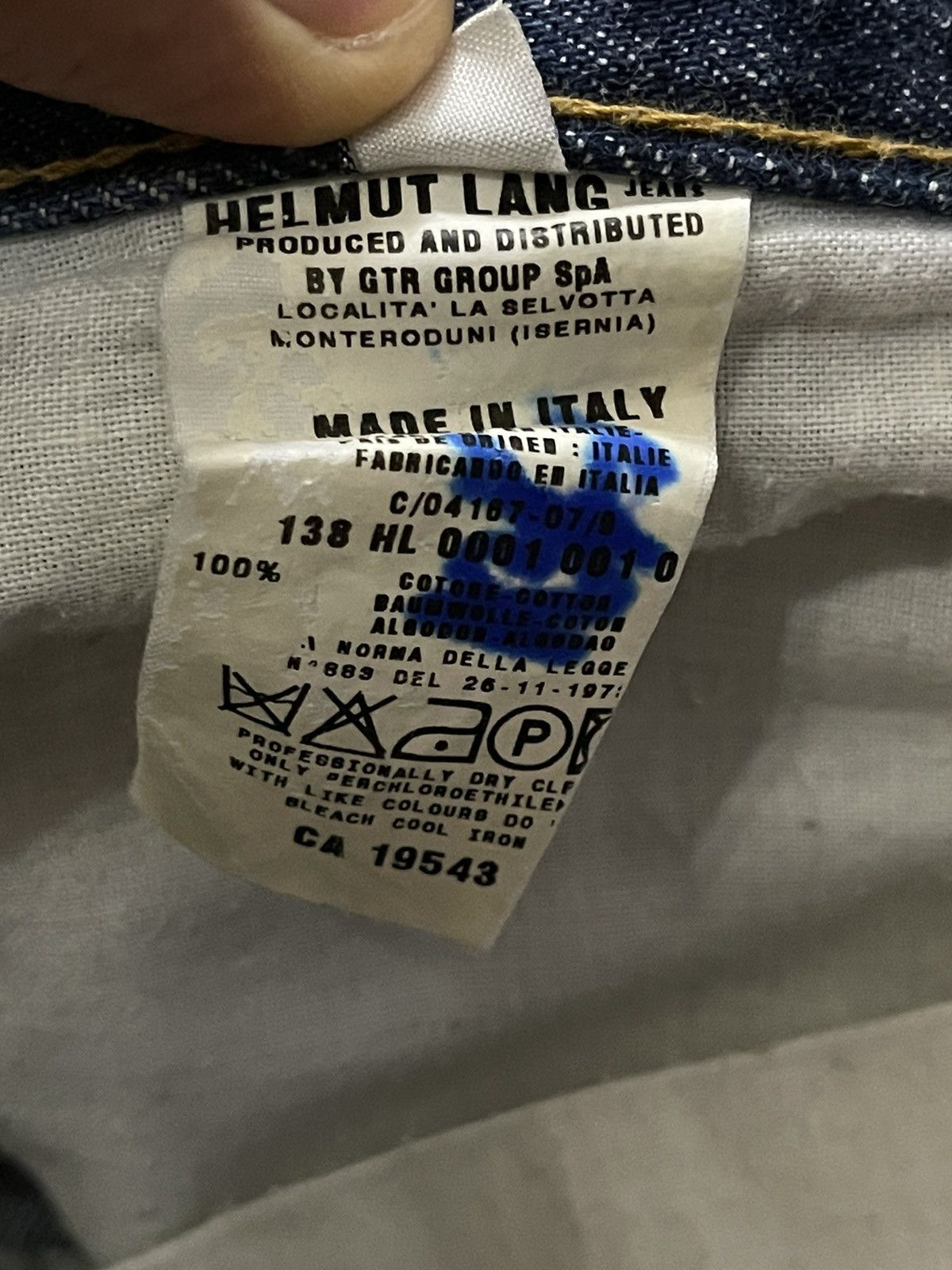 Helmut Lang Helmut Lang Denim Jeans Size US 31 - 7 Thumbnail