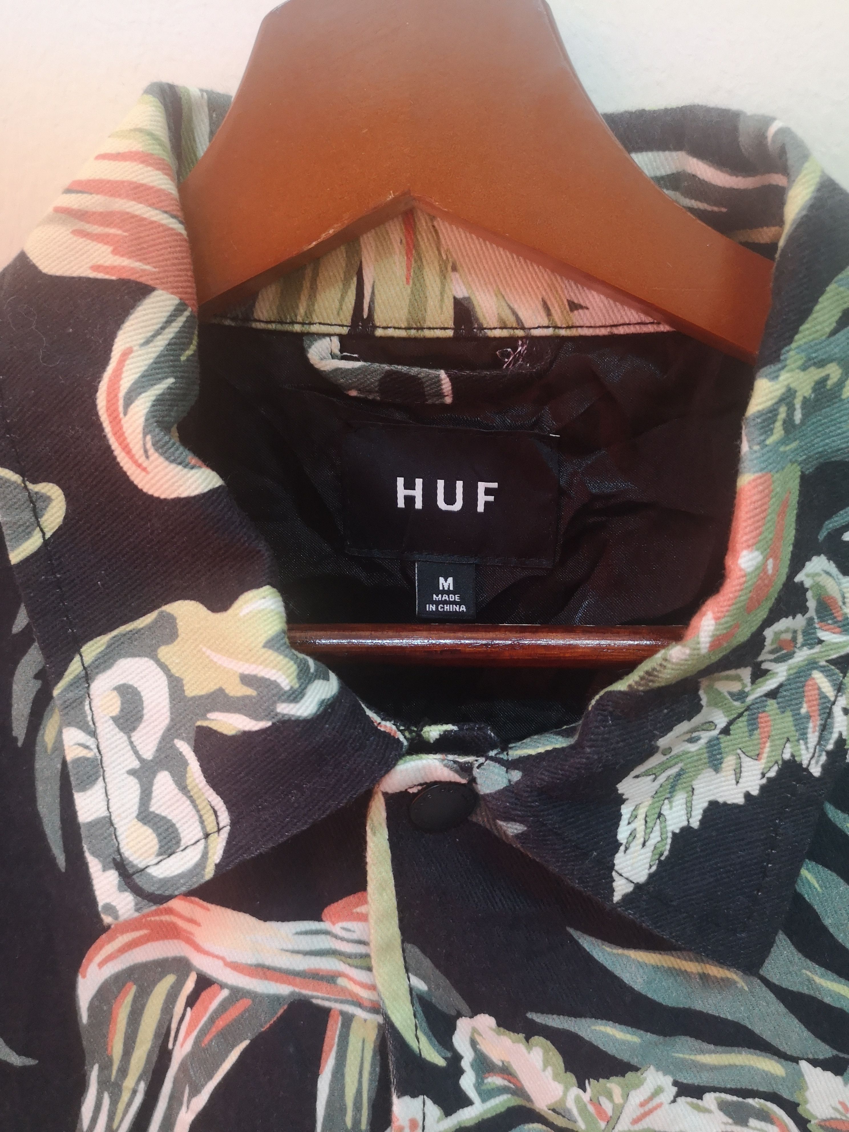 Huf × Vintage Huf Penthouse Floral Full Print Button Jacket Size US M / EU 48-50 / 2 - 3 Thumbnail