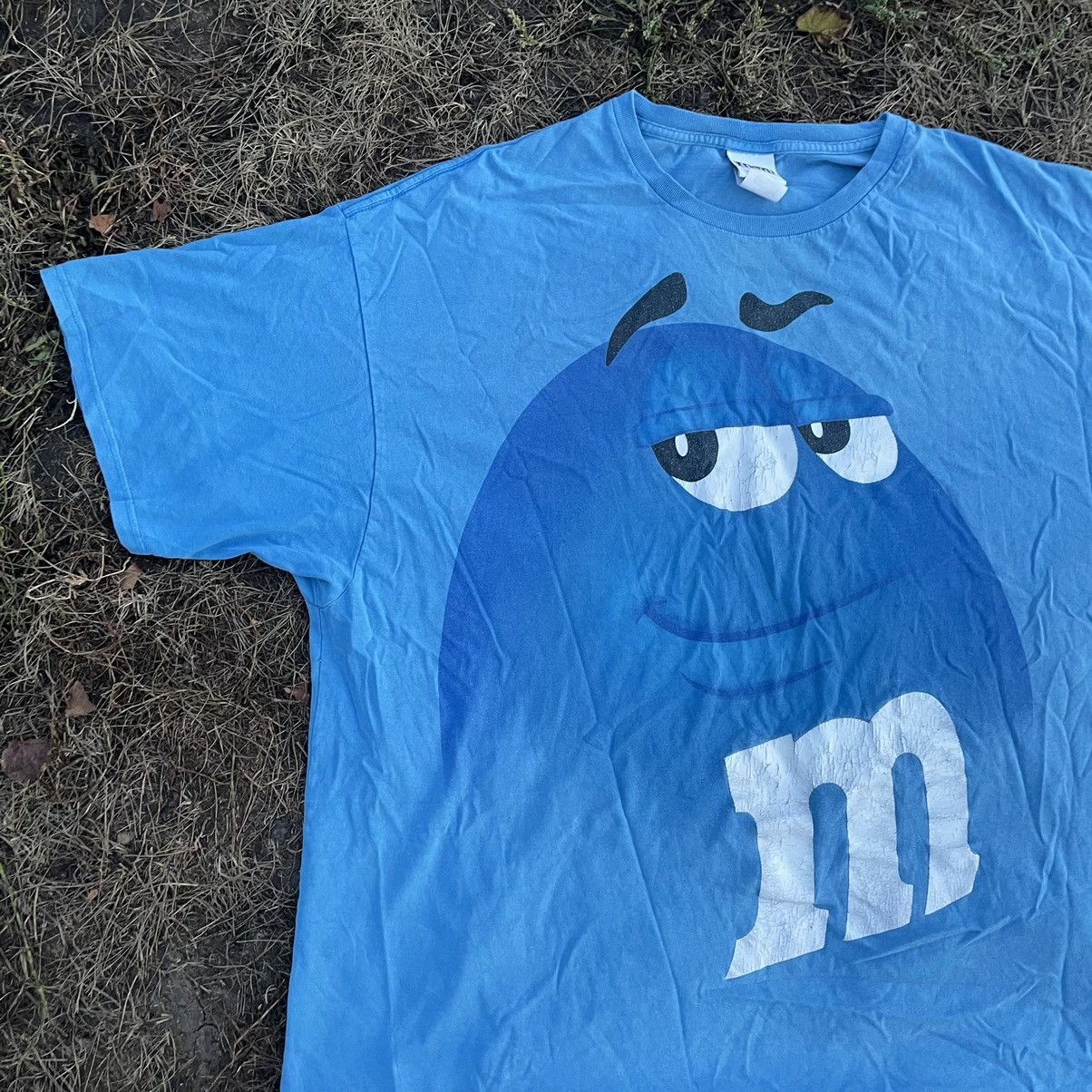 Vintage Vintage Y2K M&Ms Sun Faded Graphic Tee Streetwear Baggy XXL Size US XXL / EU 58 / 5 - 2 Thumbnail