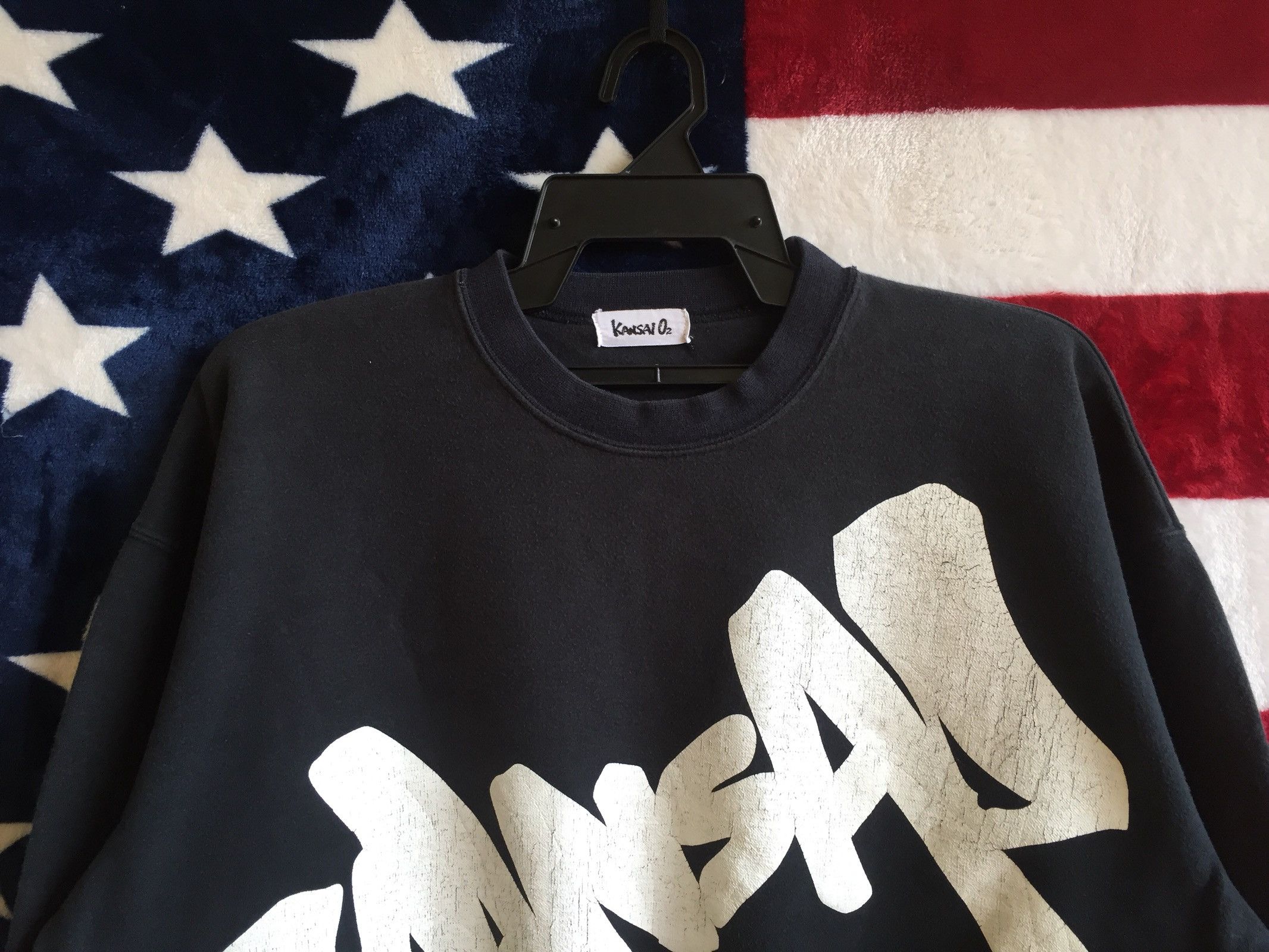 トップス KANSAI YAMAMOTO 90s Logo Sweat Kansai Yamamoto 90s Logo Sweat Vest Vintage Kansai Sports By