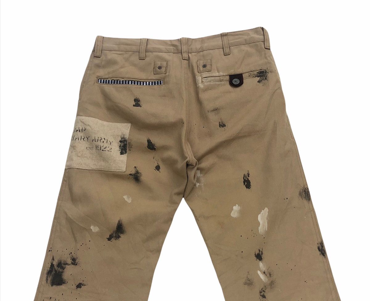 Japanese Brand 🔥Japanese Bonds and Peace Patchwork Painted Jeans Size US 31 - 6 Thumbnail