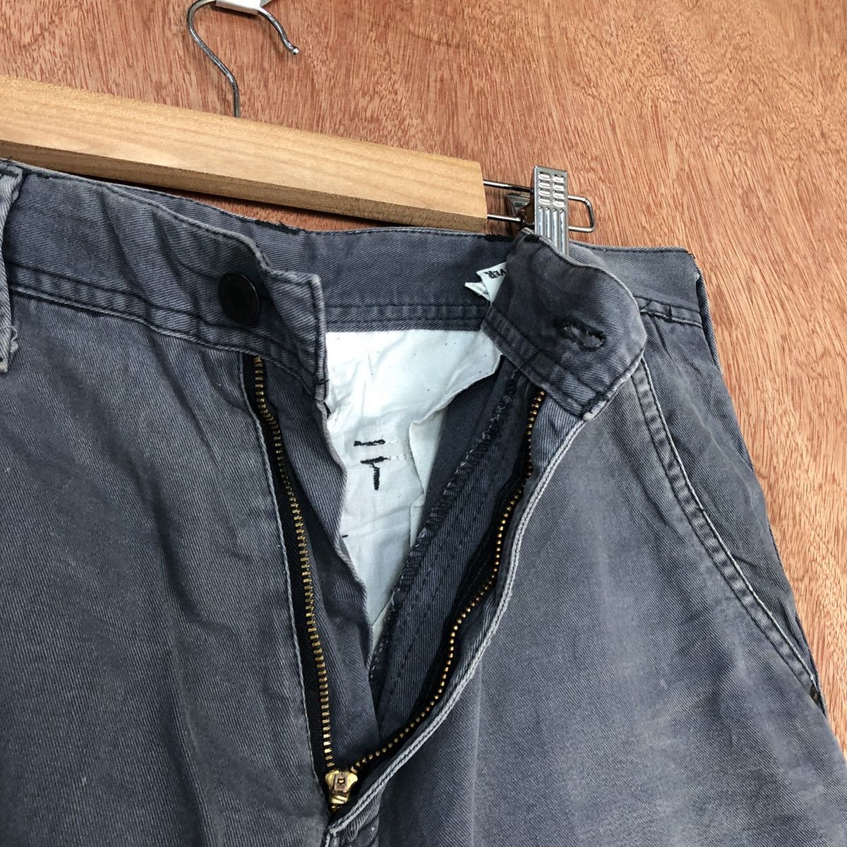 Japanese Brand Evenriver Grey dirty thrashed Multipocket Cargo Pants #c941 Size US 30 / EU 46 - 7 Thumbnail