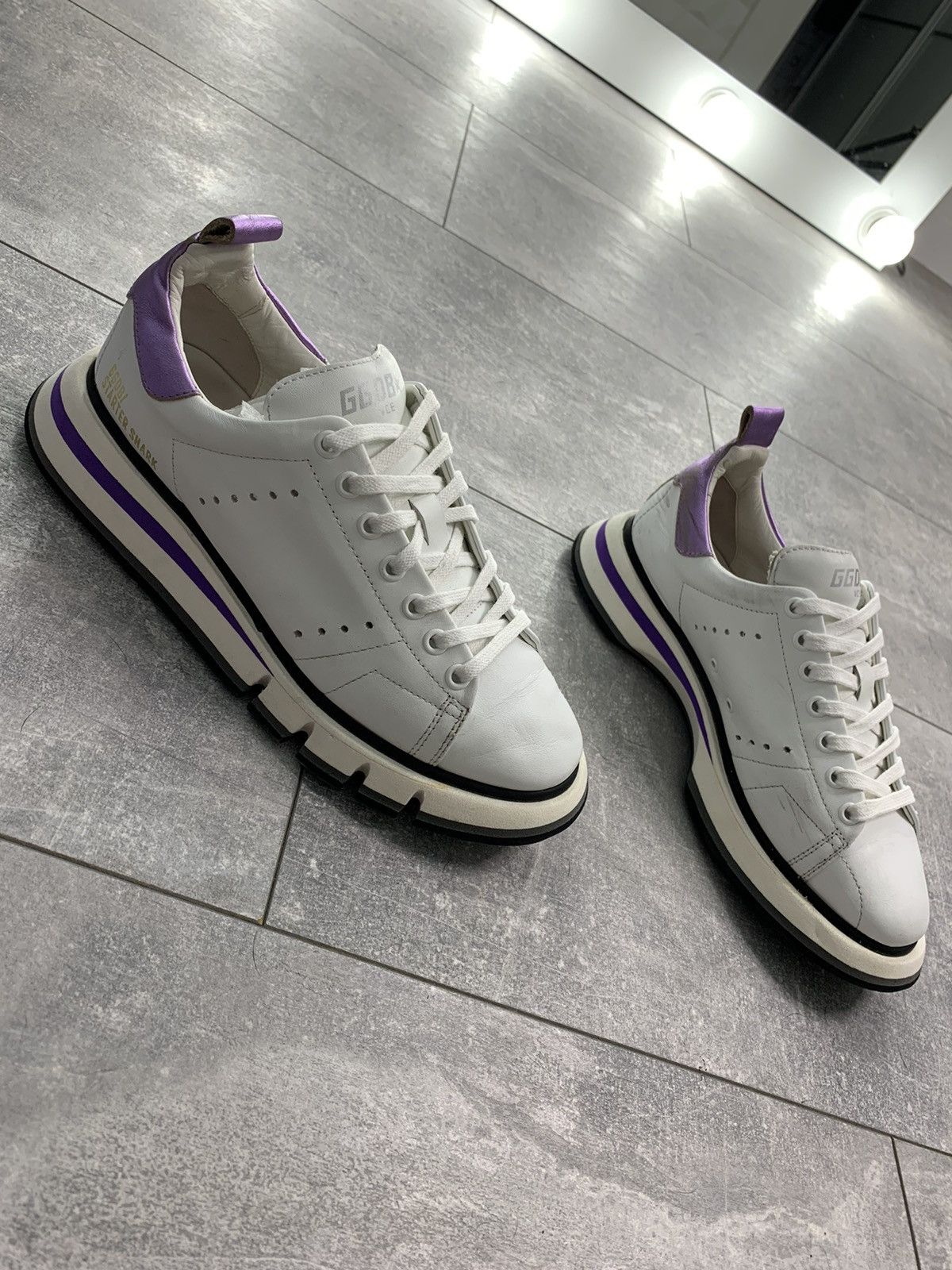 Golden Goose Golden Goose deluxe brand starter women shark ggdb Size US 7 / IT 37 - 8 Thumbnail