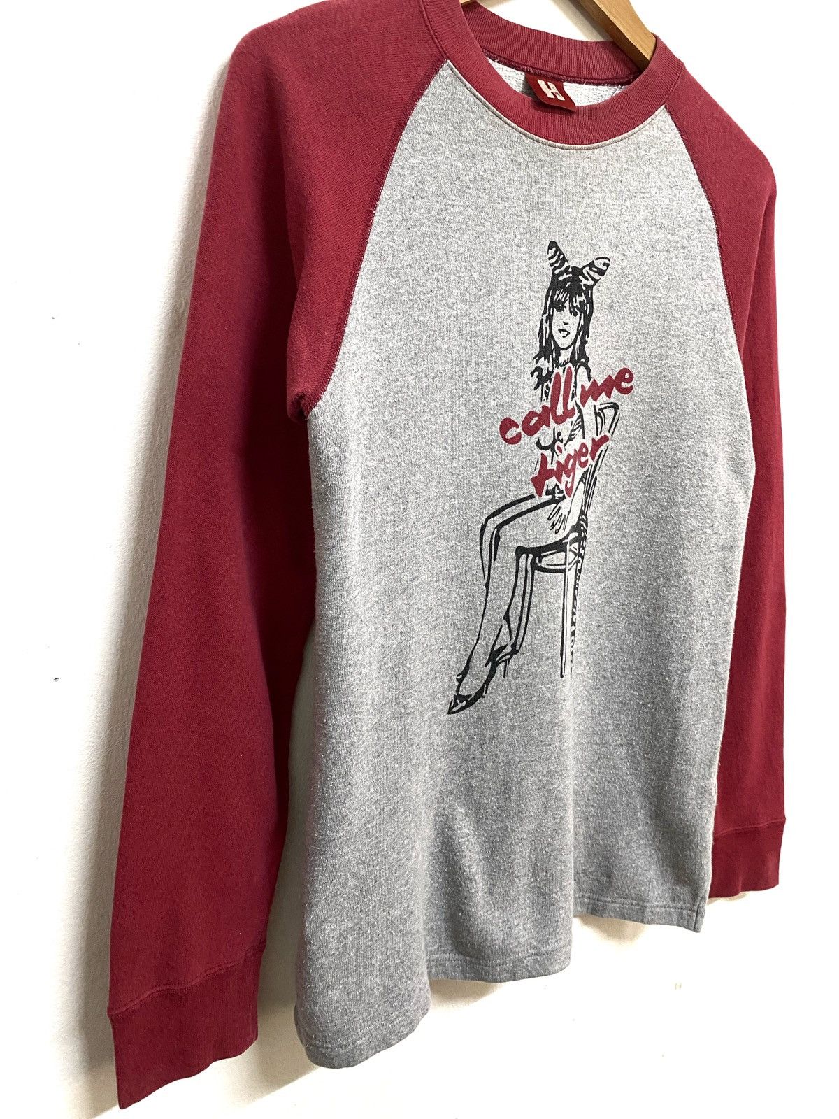 Hysteric Glamour × Japanese Brand Hysteric Glamour Call Me Tiger Show Girl Trainer Sweatshirt Size US S / EU 44-46 / 1 - 2 Thumbnail