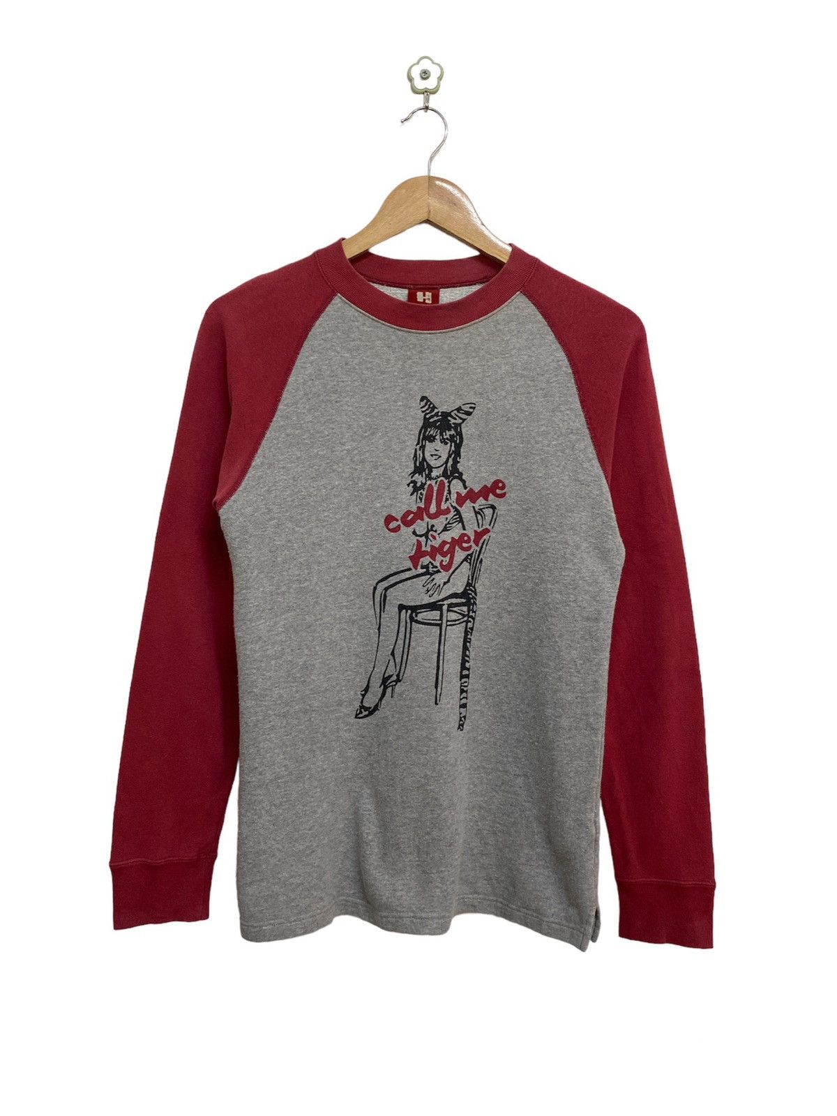 Hysteric Glamour × Japanese Brand Hysteric Glamour Call Me Tiger Show Girl Trainer Sweatshirt Size US S / EU 44-46 / 1 - 1 Thumbnail