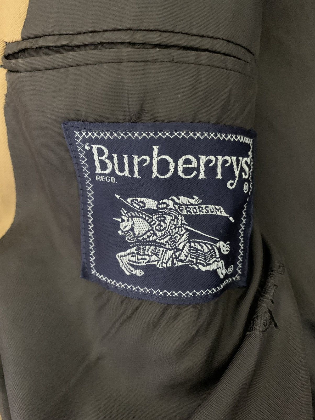 Burberry × Vintage Burberry burberrys wool blazer vintage rare hantak Size 54R - 5 Thumbnail