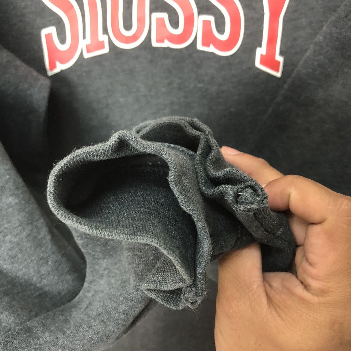 Stussy × Vintage Stussy Big Spell Sweatshirt Size L Size US L / EU 52-54 / 3 - 6 Thumbnail