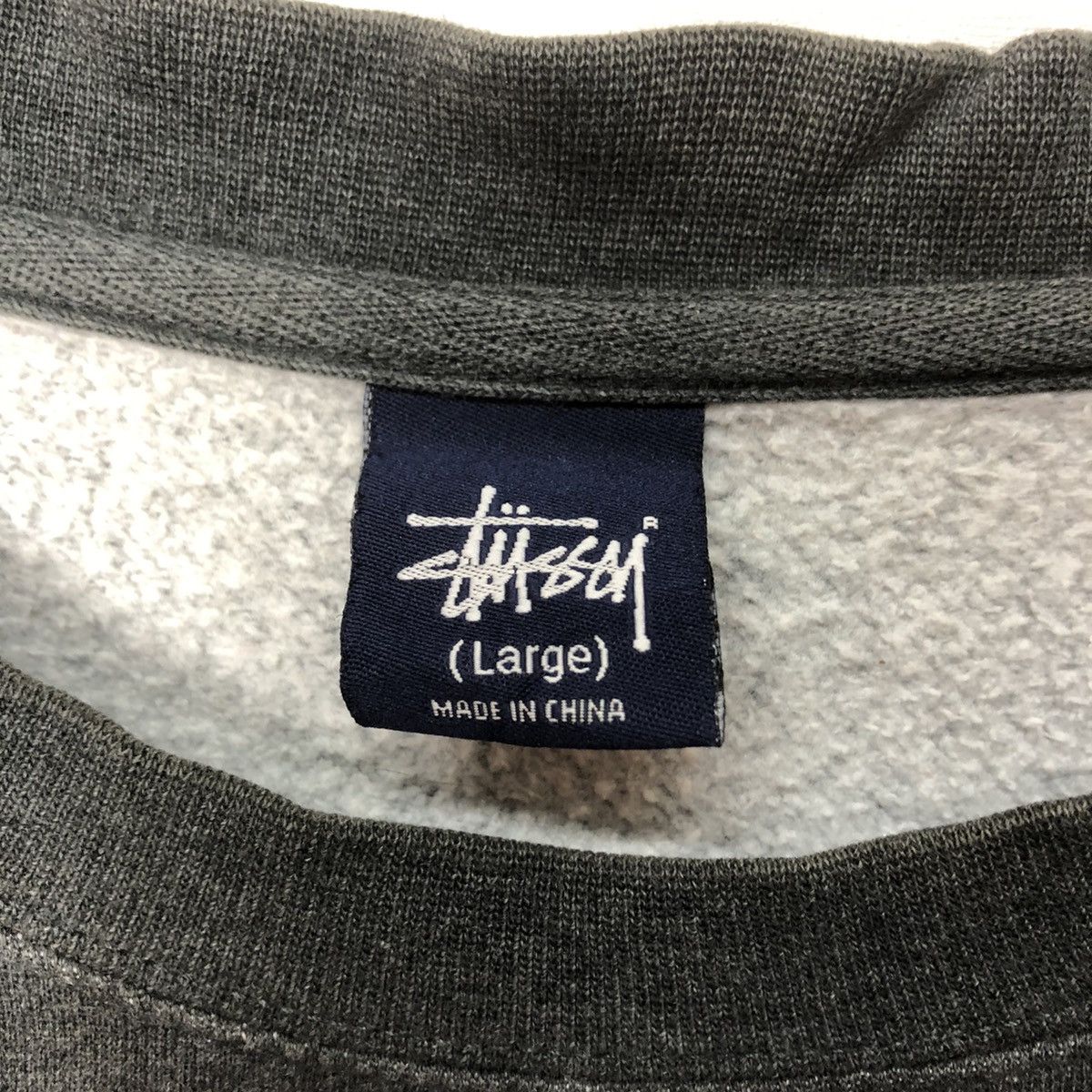 Stussy × Vintage Stussy Big Spell Sweatshirt Size L Size US L / EU 52-54 / 3 - 3 Thumbnail