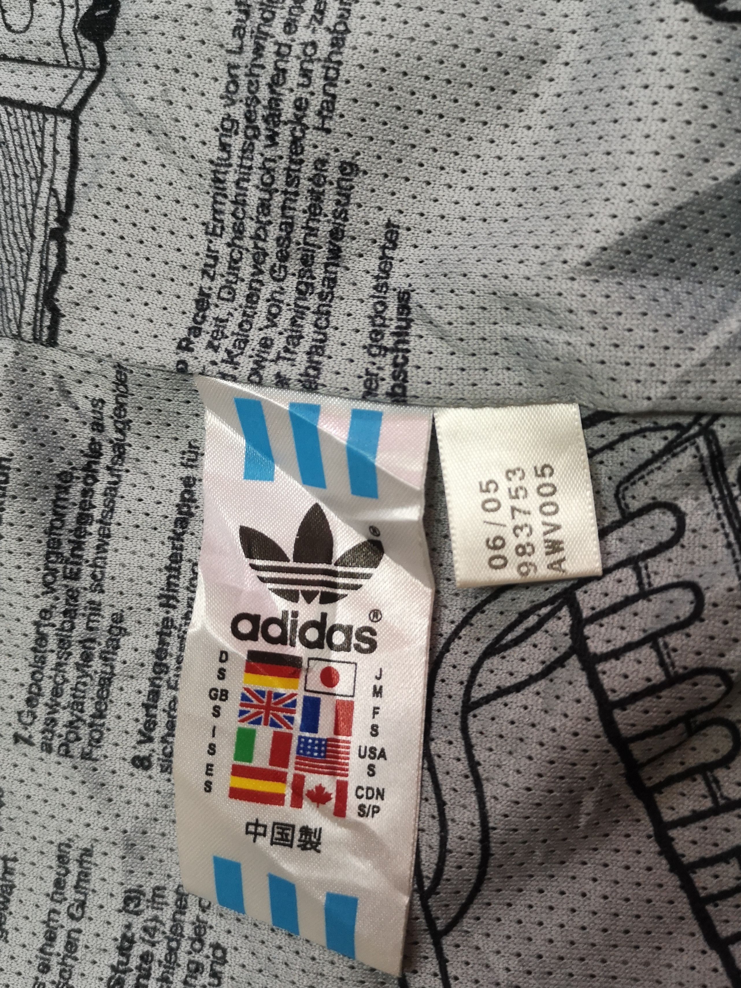 Adidas × Vintage Adidas Running Windbreaker Sleeve watch Jacket Size US M / EU 48-50 / 2 - 11 Thumbnail