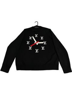 Louis Vuitton Clock Intarsia Pullover Crewneck Knit Sweater - L in 2023