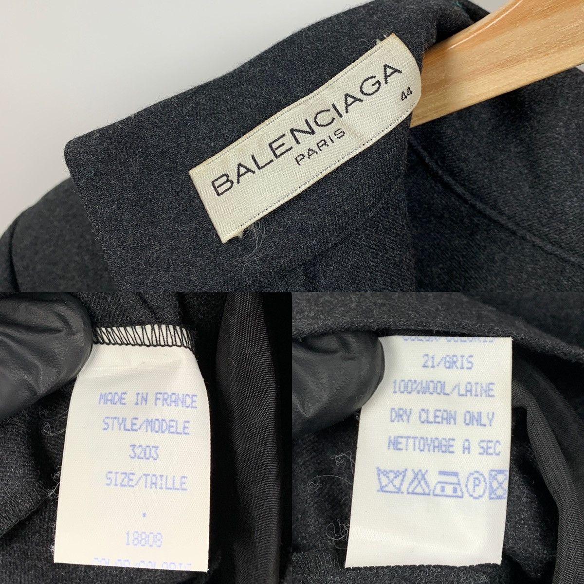 Balenciaga Vintage Balenciaga Tiered Peplum High Neck Midi Dress Size M / US 6-8 / IT 42-44 - 24 Thumbnail