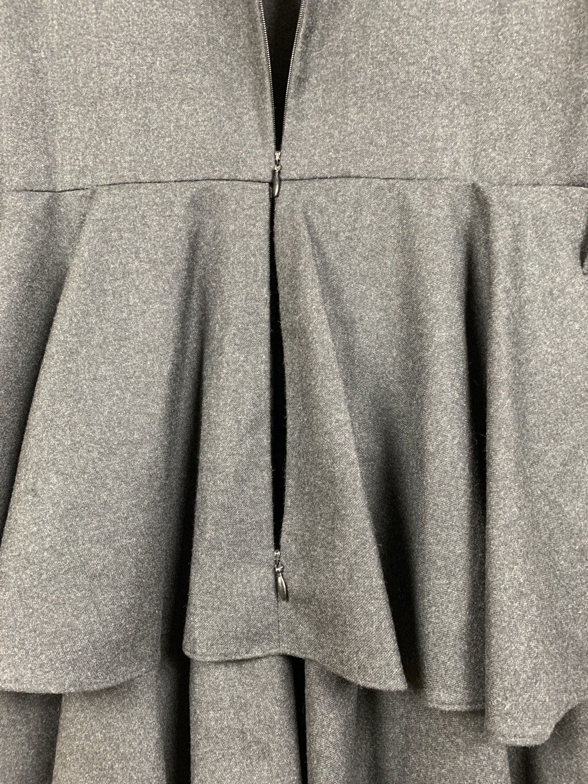 Balenciaga Vintage Balenciaga Tiered Peplum High Neck Midi Dress Size M / US 6-8 / IT 42-44 - 23 Thumbnail
