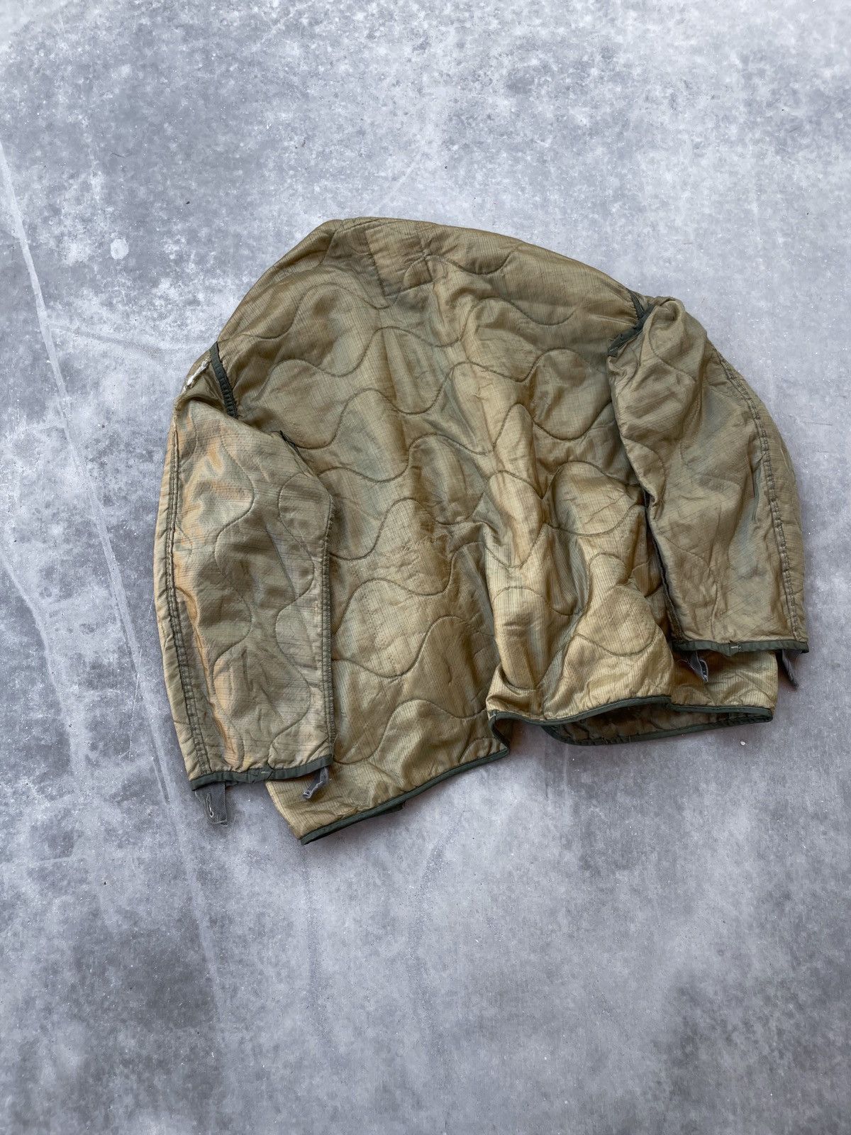 Vintage Vintage Quilted Military Jacket Liner Size US L / EU 52-54 / 3 - 3 Thumbnail