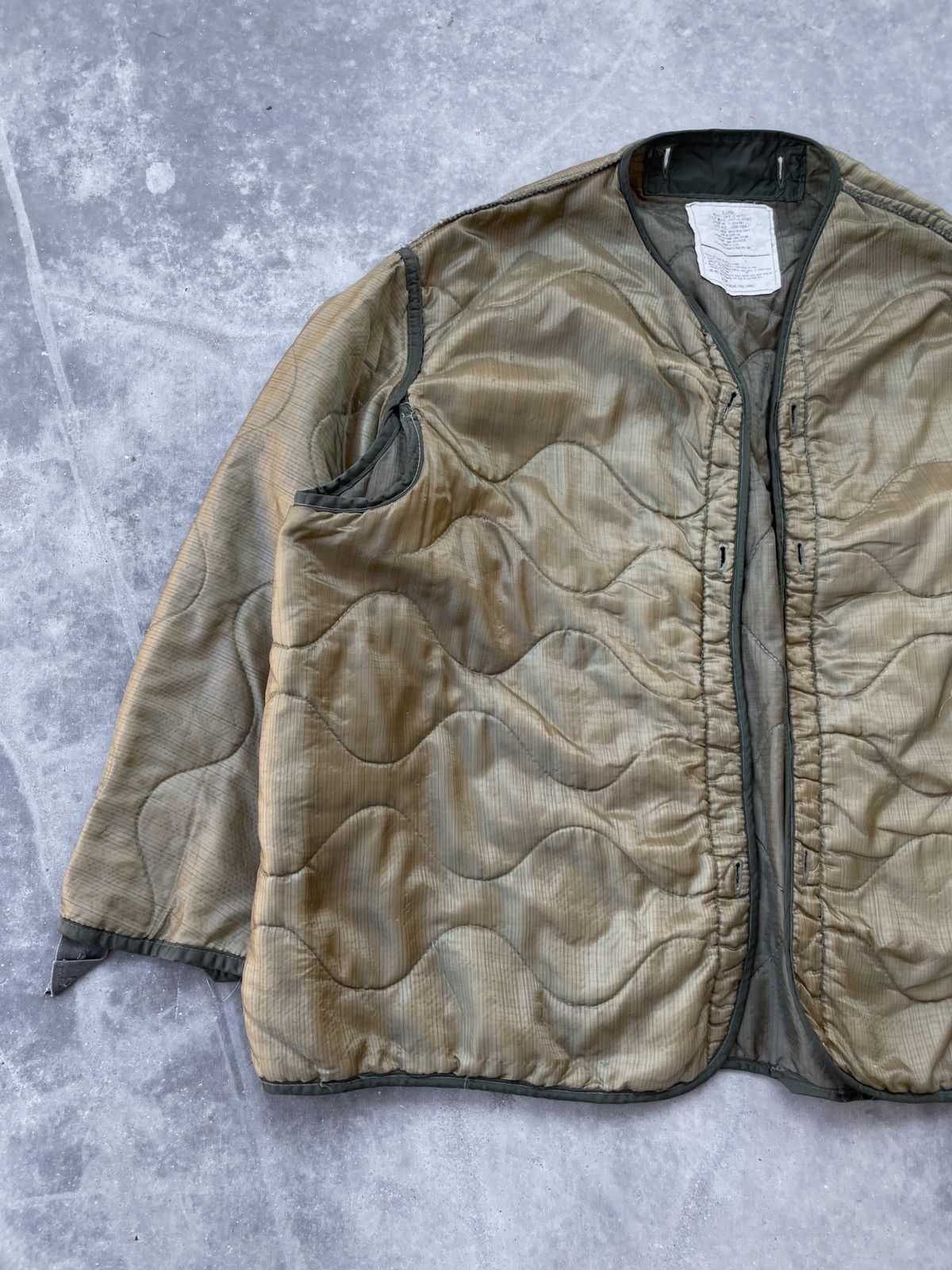 Vintage Vintage Quilted Military Jacket Liner Size US L / EU 52-54 / 3 - 2 Thumbnail