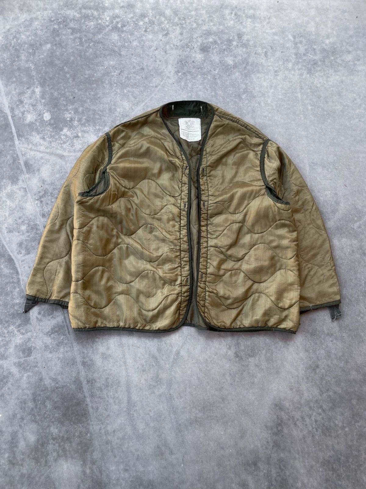 Vintage Vintage Quilted Military Jacket Liner Size US L / EU 52-54 / 3 - 1 Thumbnail