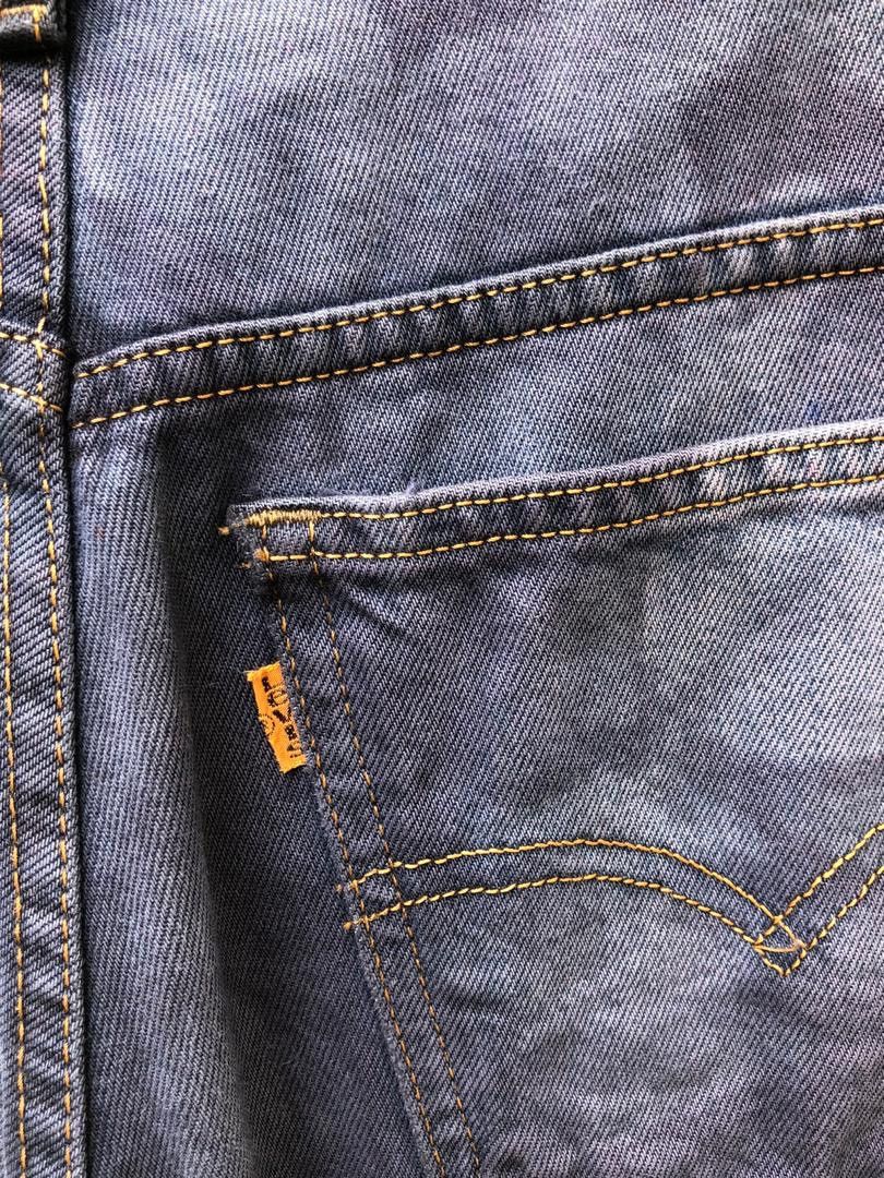 Japanese Brand × LVC × Vintage VTG 1996 Levi’s 646 Orange Tab Tie Dye Denim Flare Jeans Size US 30 / EU 46 - 12 Thumbnail