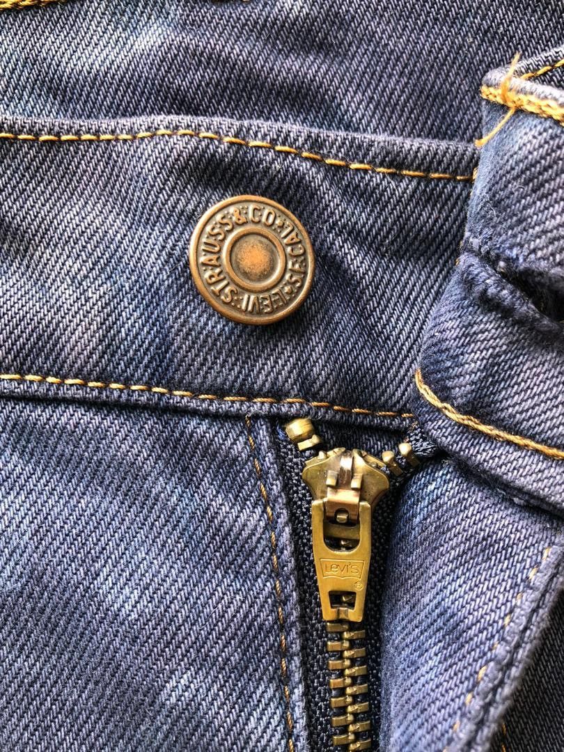 Japanese Brand × LVC × Vintage VTG 1996 Levi’s 646 Orange Tab Tie Dye Denim Flare Jeans Size US 30 / EU 46 - 3 Thumbnail