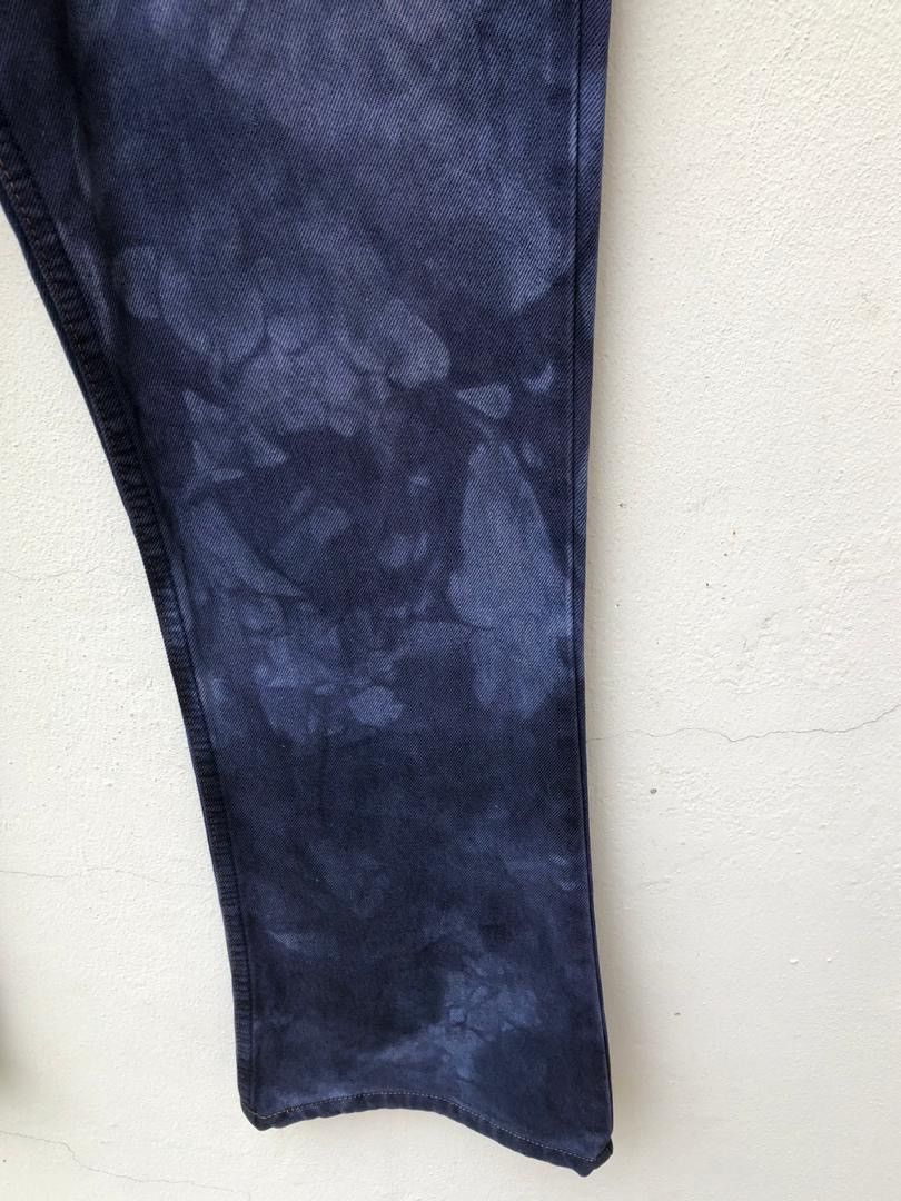 Japanese Brand × LVC × Vintage VTG 1996 Levi’s 646 Orange Tab Tie Dye Denim Flare Jeans Size US 30 / EU 46 - 8 Thumbnail