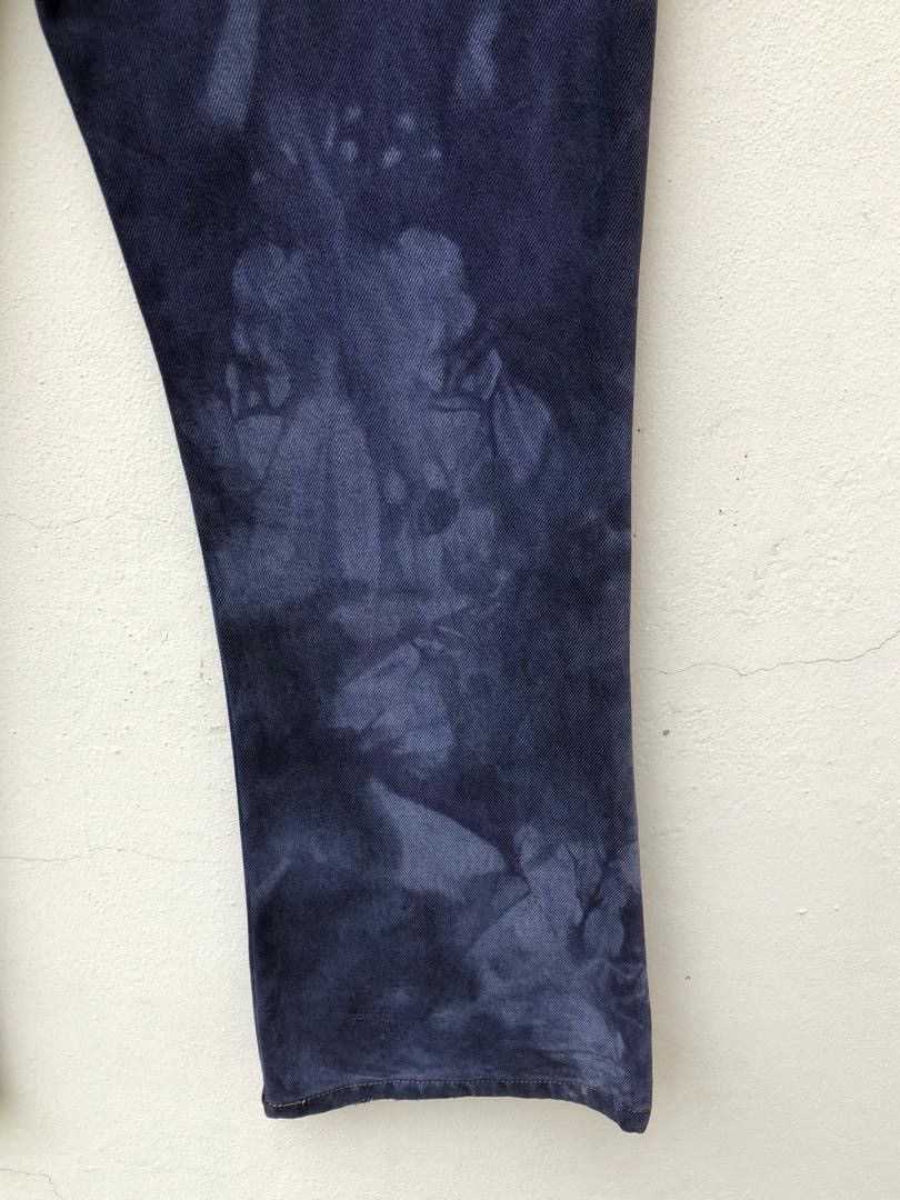 Japanese Brand × LVC × Vintage VTG 1996 Levi’s 646 Orange Tab Tie Dye Denim Flare Jeans Size US 30 / EU 46 - 14 Thumbnail