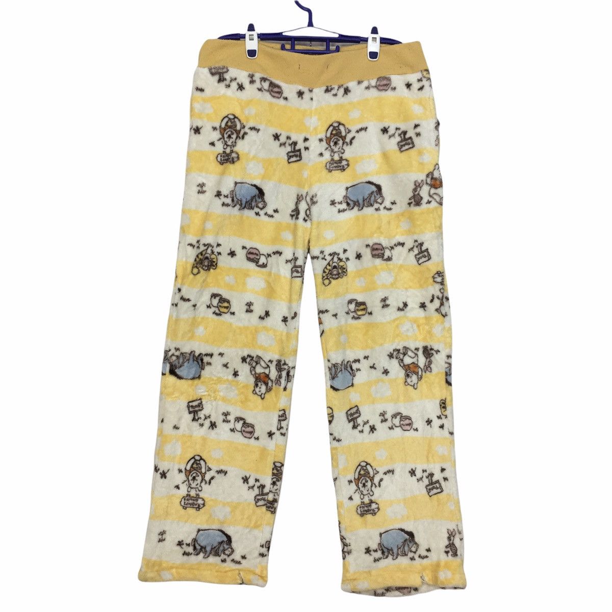 Disney DISNEY Winnie The Pooh Fleece Long Pants Full Print Cartoon ...