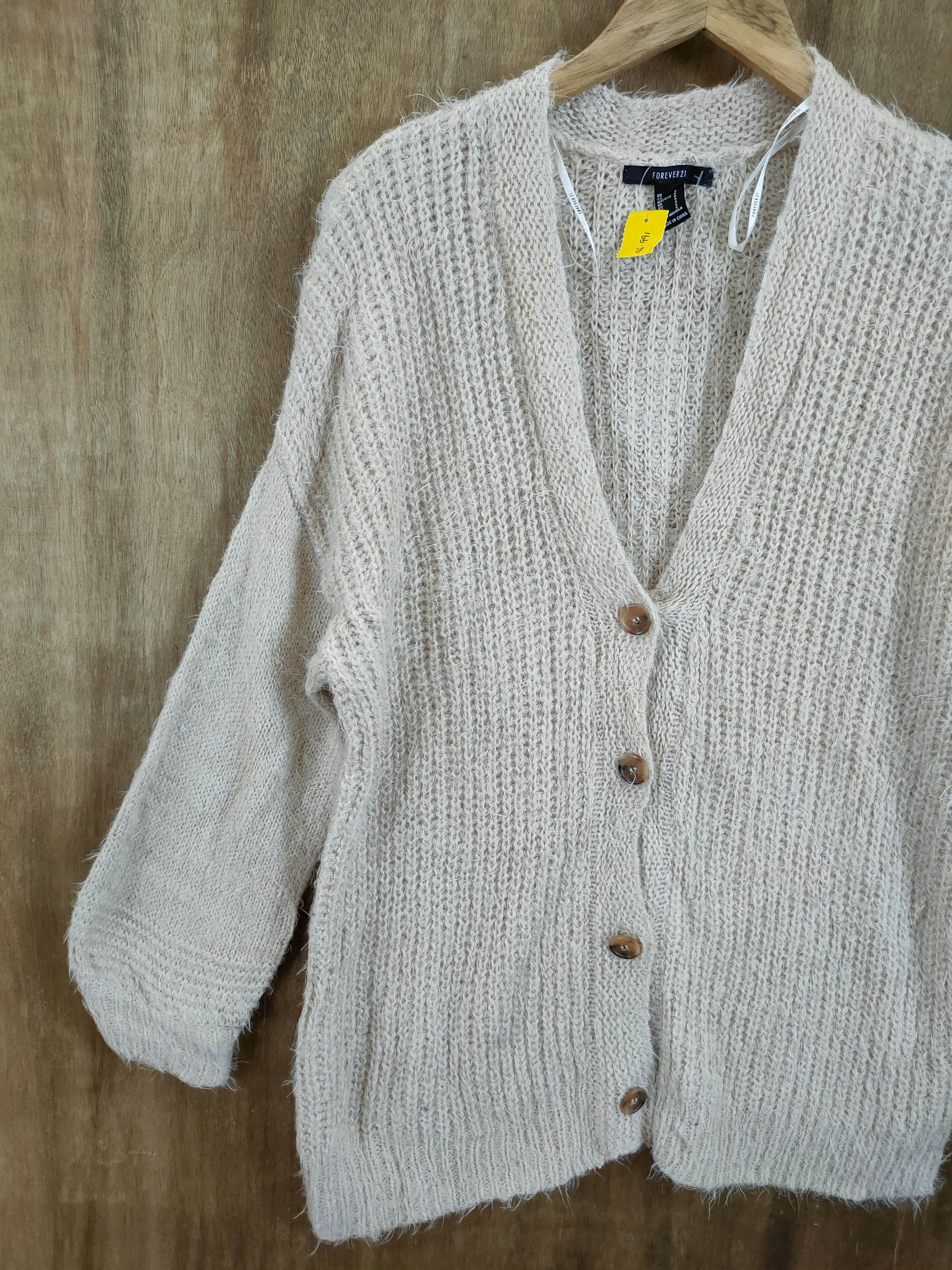 Aran Isles Knitwear D Forever 21 cardigan fur mohair aran isle knitwear #46-991 Size US S / EU 44-46 / 1 - 2 Thumbnail