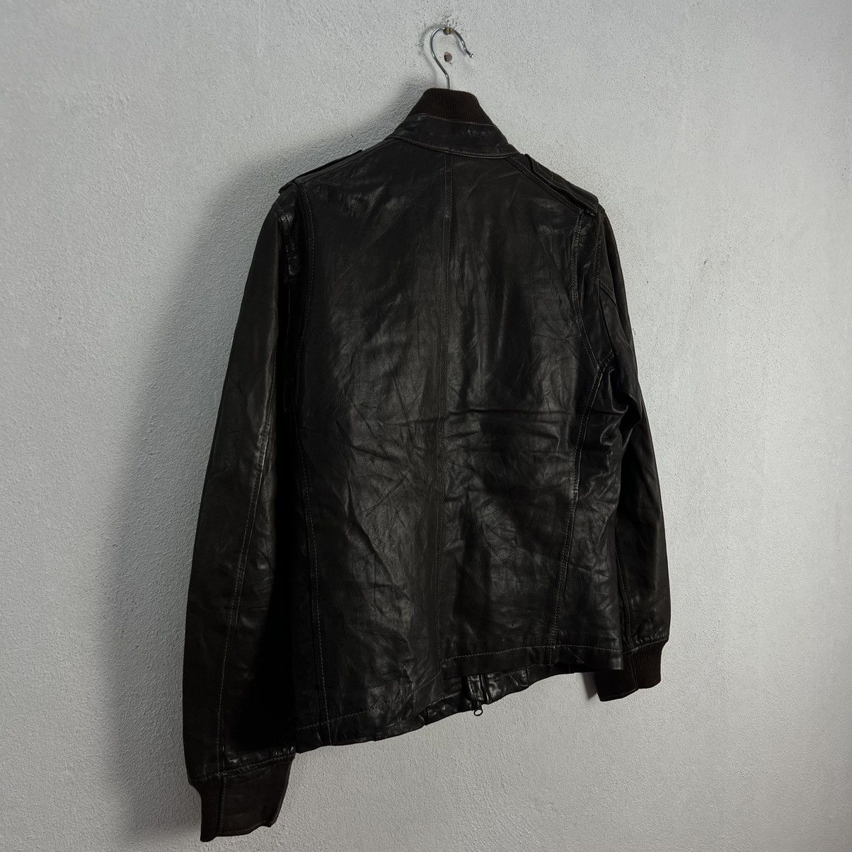 Comme Ca Ism RICH BROWN LEATHER JACKET BIKER WEAR COMME CA DU MODE JAPAN Size US M / EU 48-50 / 2 - 9 Thumbnail
