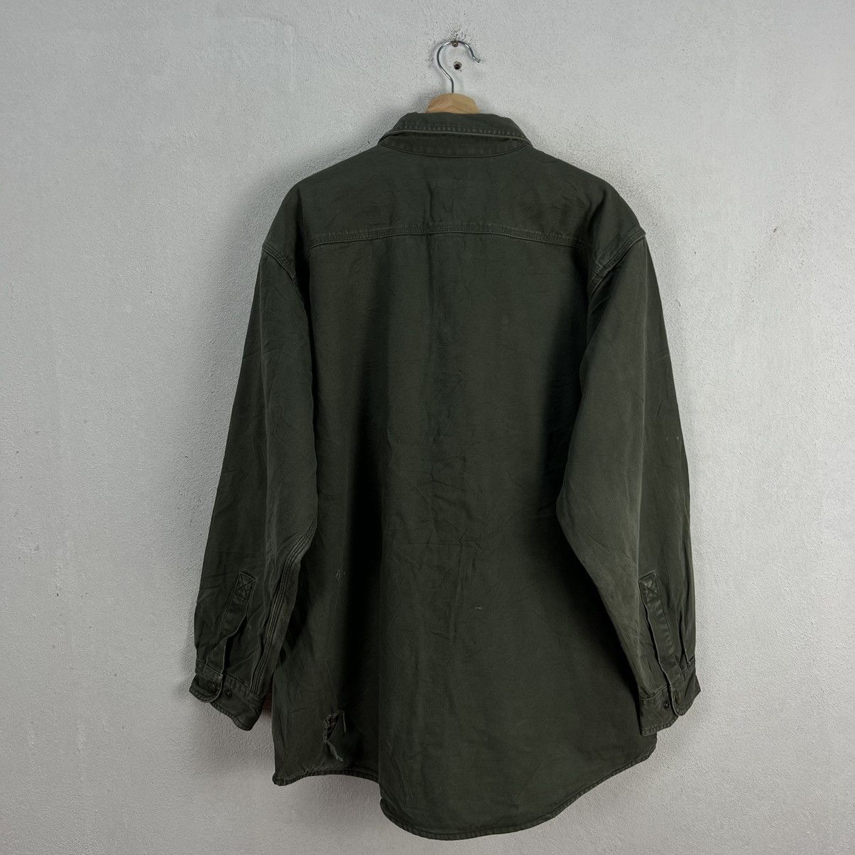 Carhartt VINTAGE CARHARTT DISTRESSED WORKERS JACKET BLANKET TARTAN Size US L / EU 52-54 / 3 - 8 Thumbnail