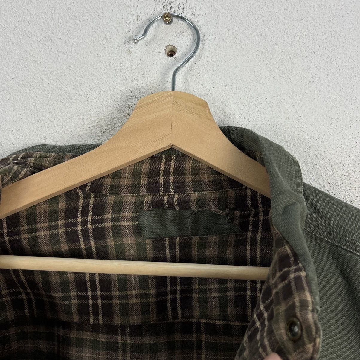 Carhartt VINTAGE CARHARTT DISTRESSED WORKERS JACKET BLANKET TARTAN Size US L / EU 52-54 / 3 - 12 Thumbnail