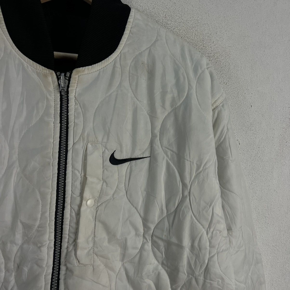 Nike × Vintage VINTAGE NIKE REVERSIBLE JACKET BIG SWOOSH LOGO Size US M / EU 48-50 / 2 - 9 Thumbnail